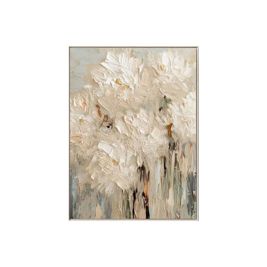 Textured Floral Abstract Wall Art #MA013