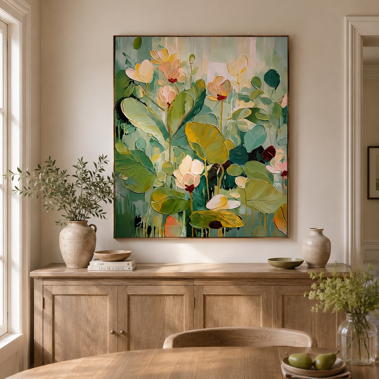 Botanical Magnolia Wall Art #FL038