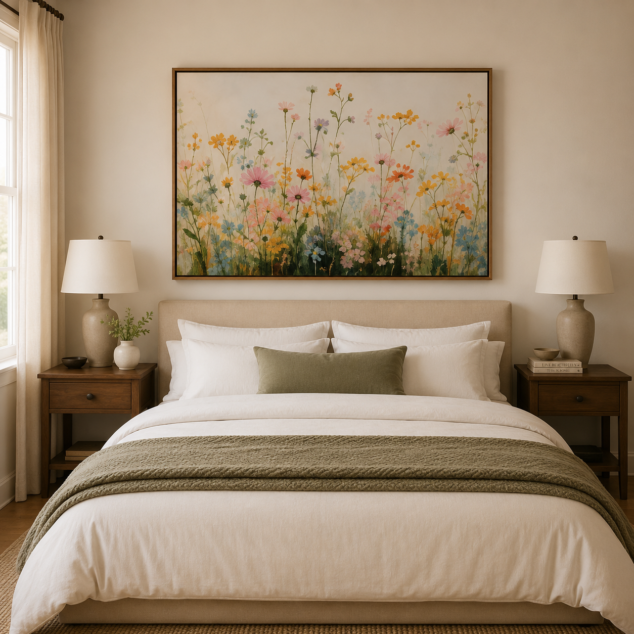 Wildflower Meadow Wall Art #FL050