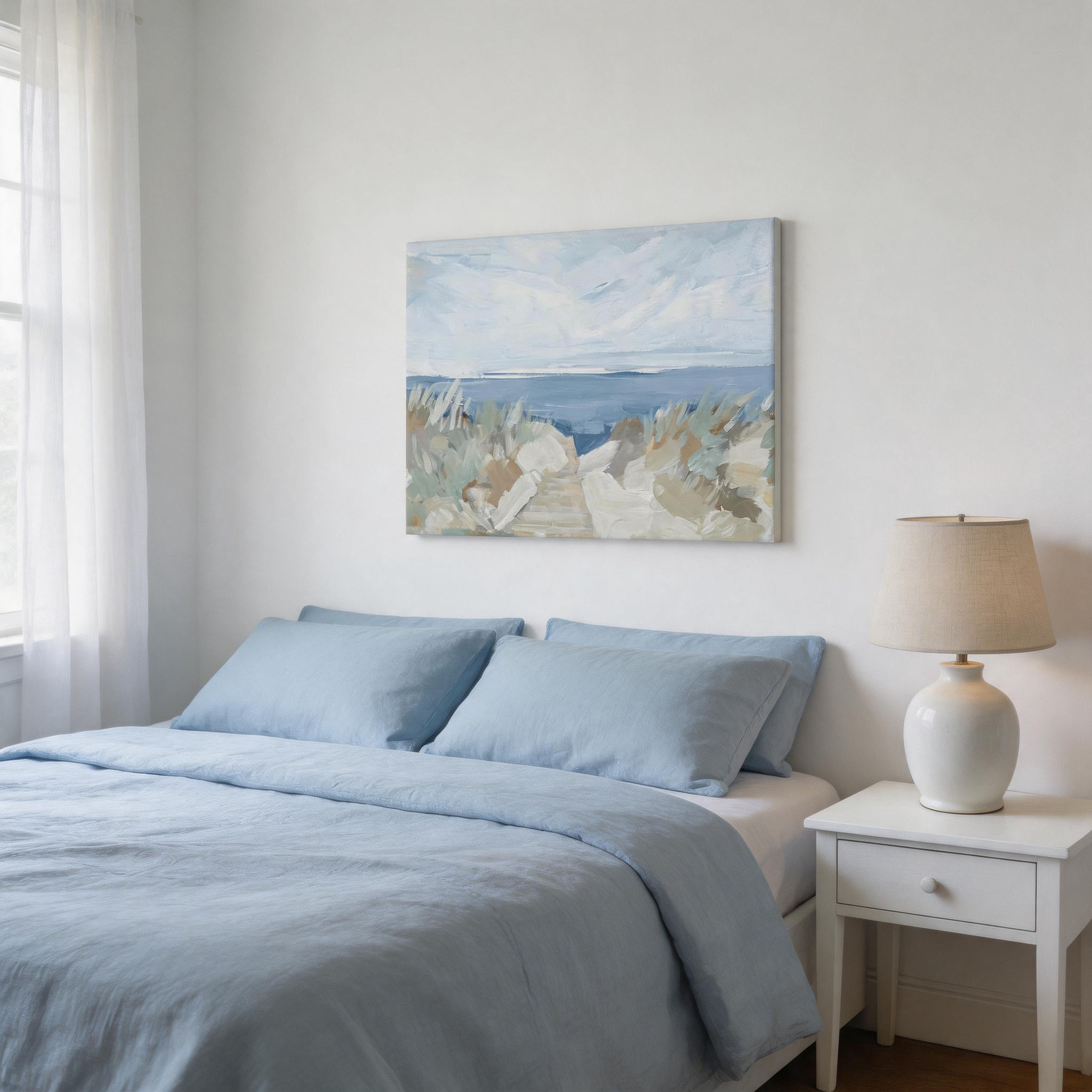 Soft Coastal Landscape Wall Art #BC0010