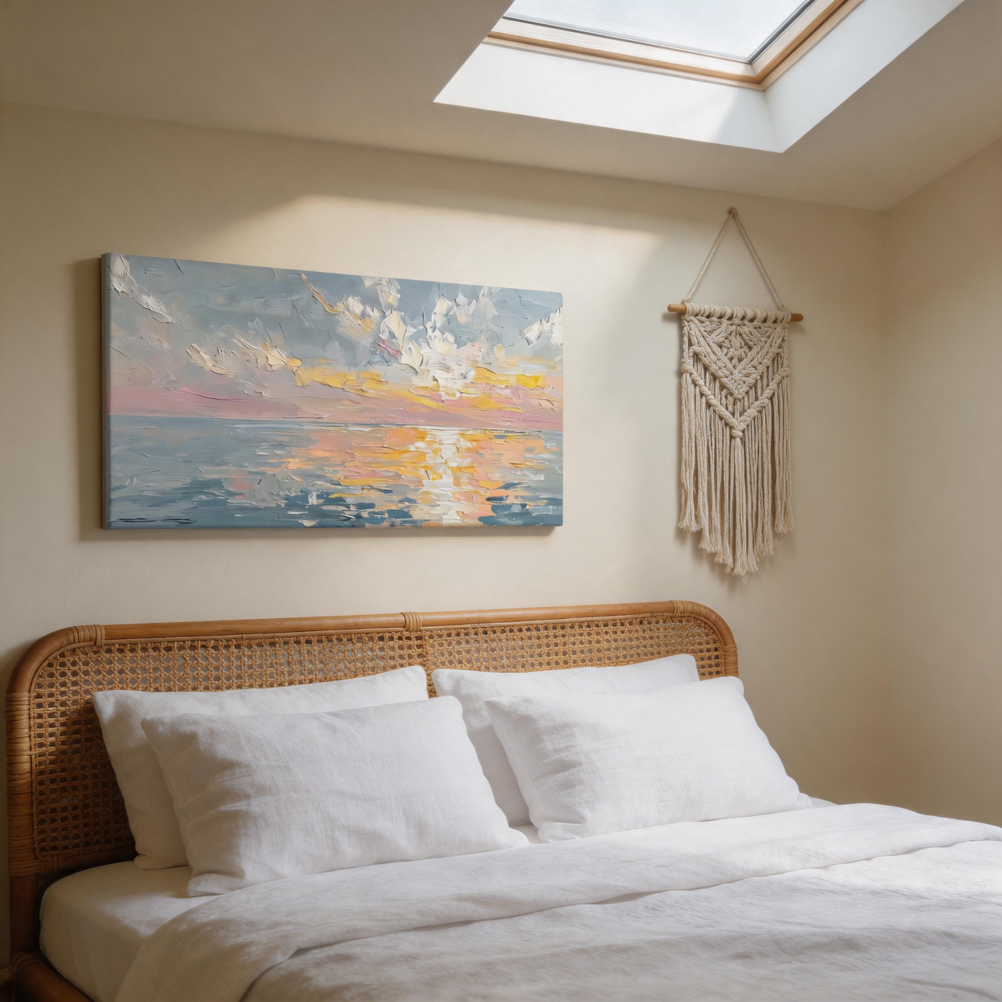 Pastel Sunset Seascape Wall Art #BC014