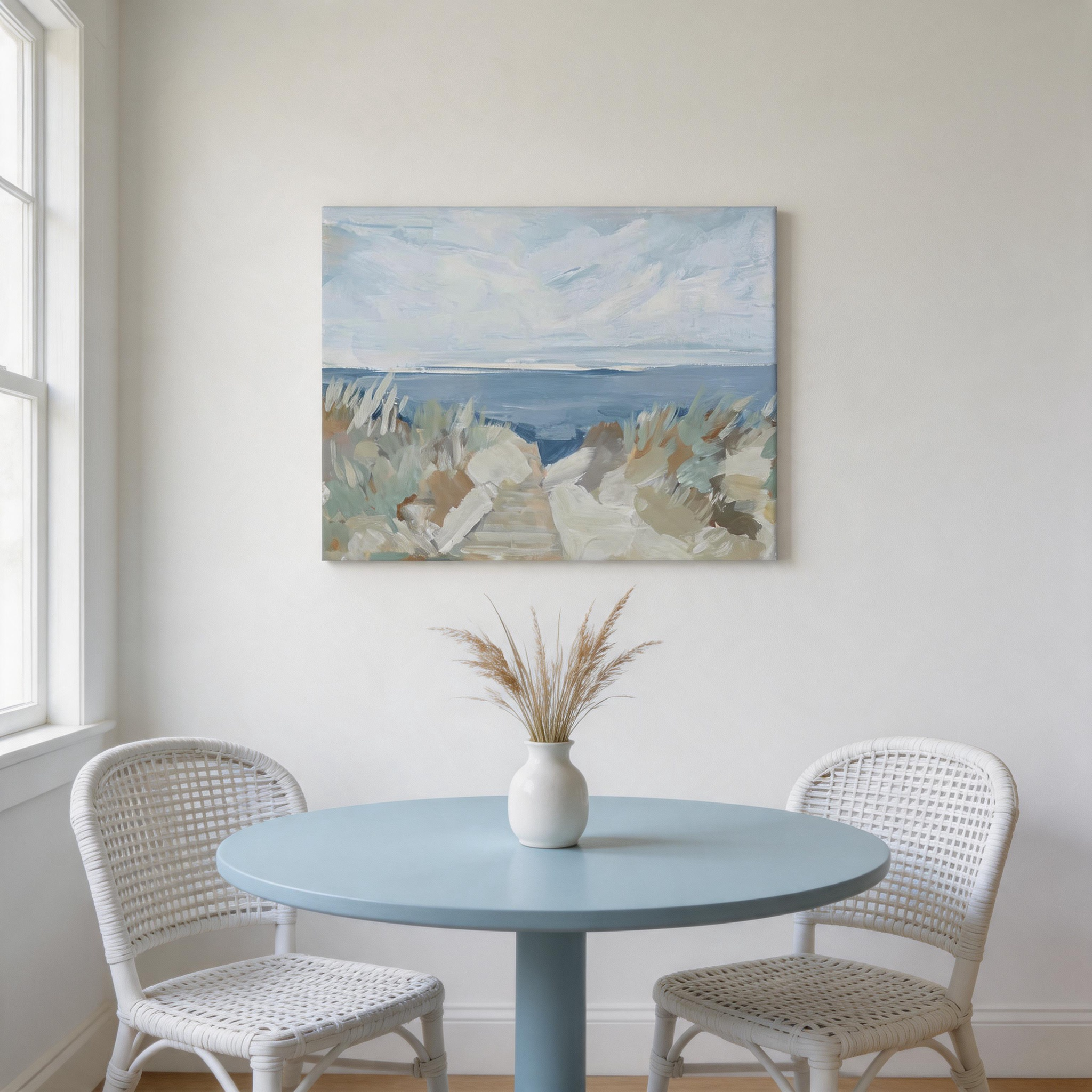 Soft Coastal Landscape Wall Art #BC0010