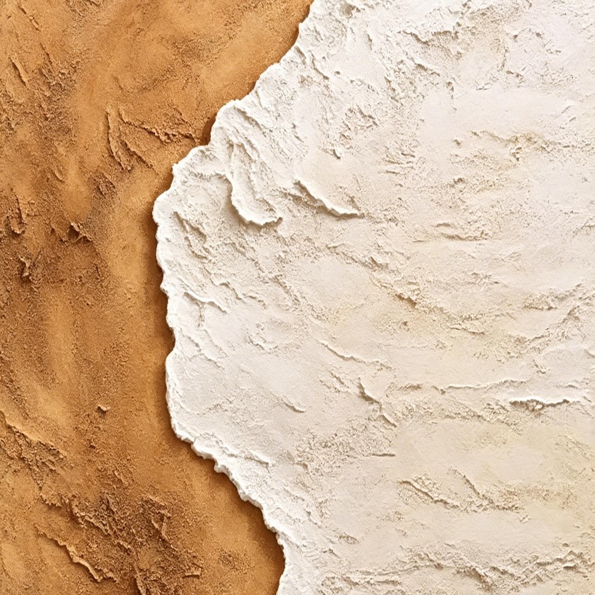 Subtle Coastal Emotion in Minimal Textured Abstract Art