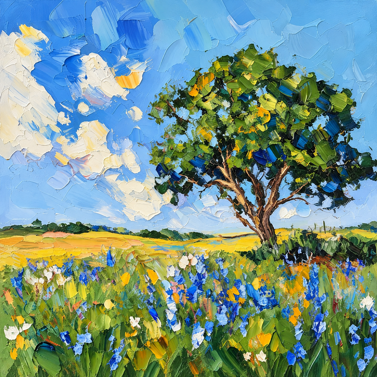 How Palette Knife Texture Transforms Landscape Painting