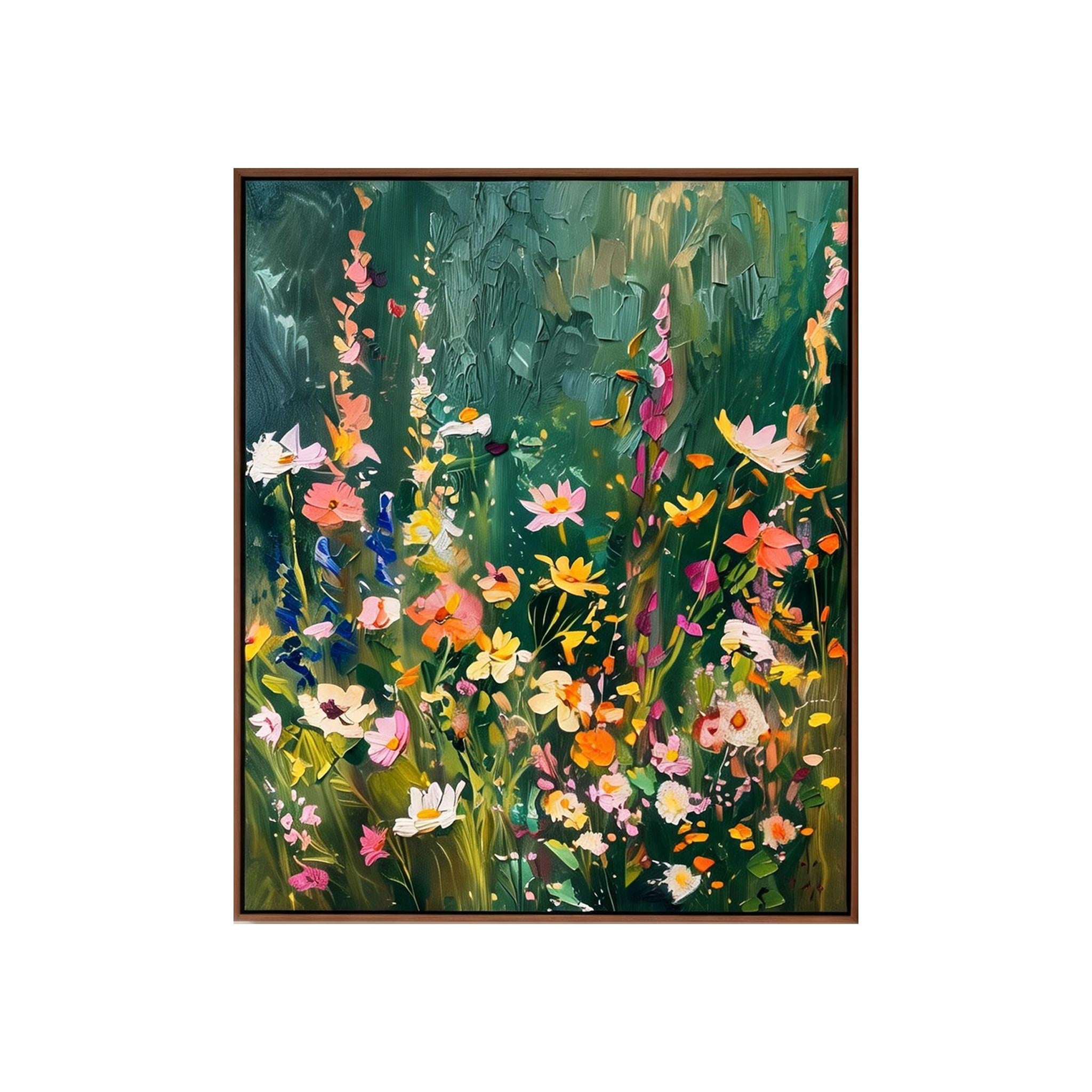 Colorful Wildflower Wall Art #FL056