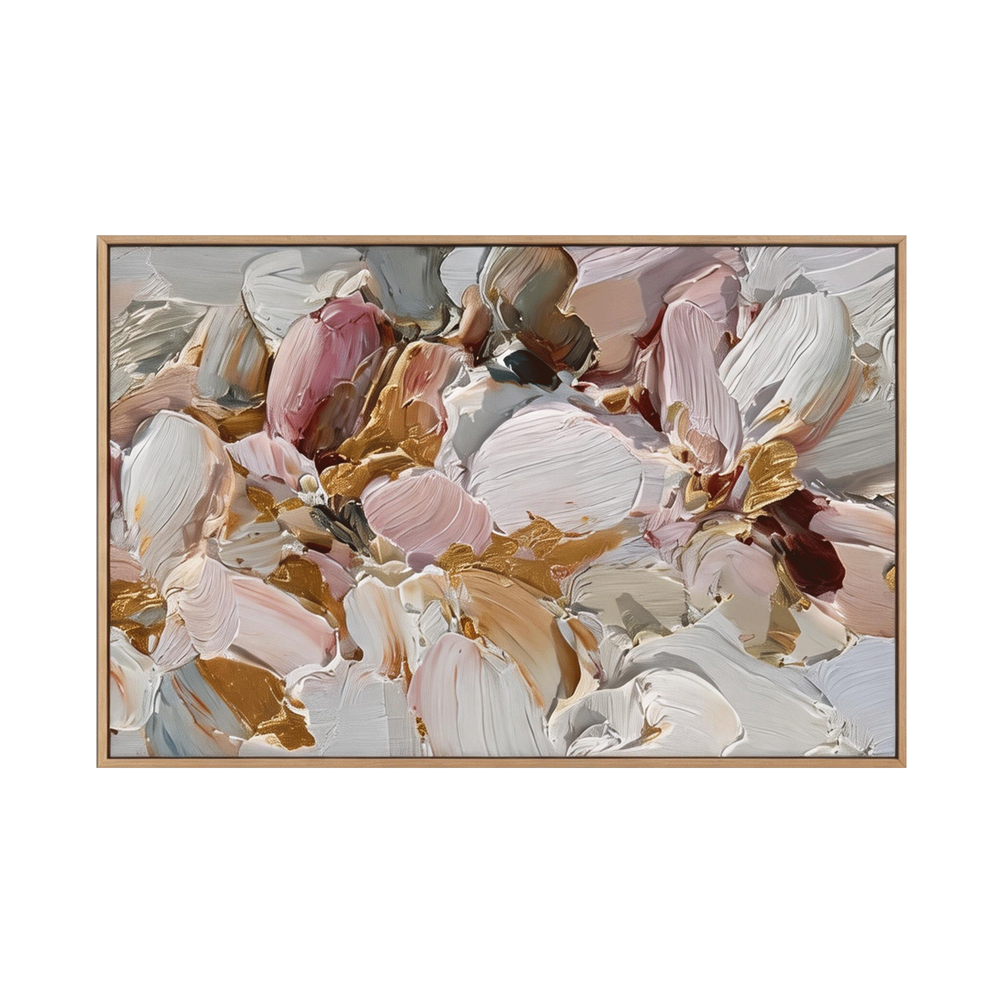 Textured Floral Wall Art #FL053