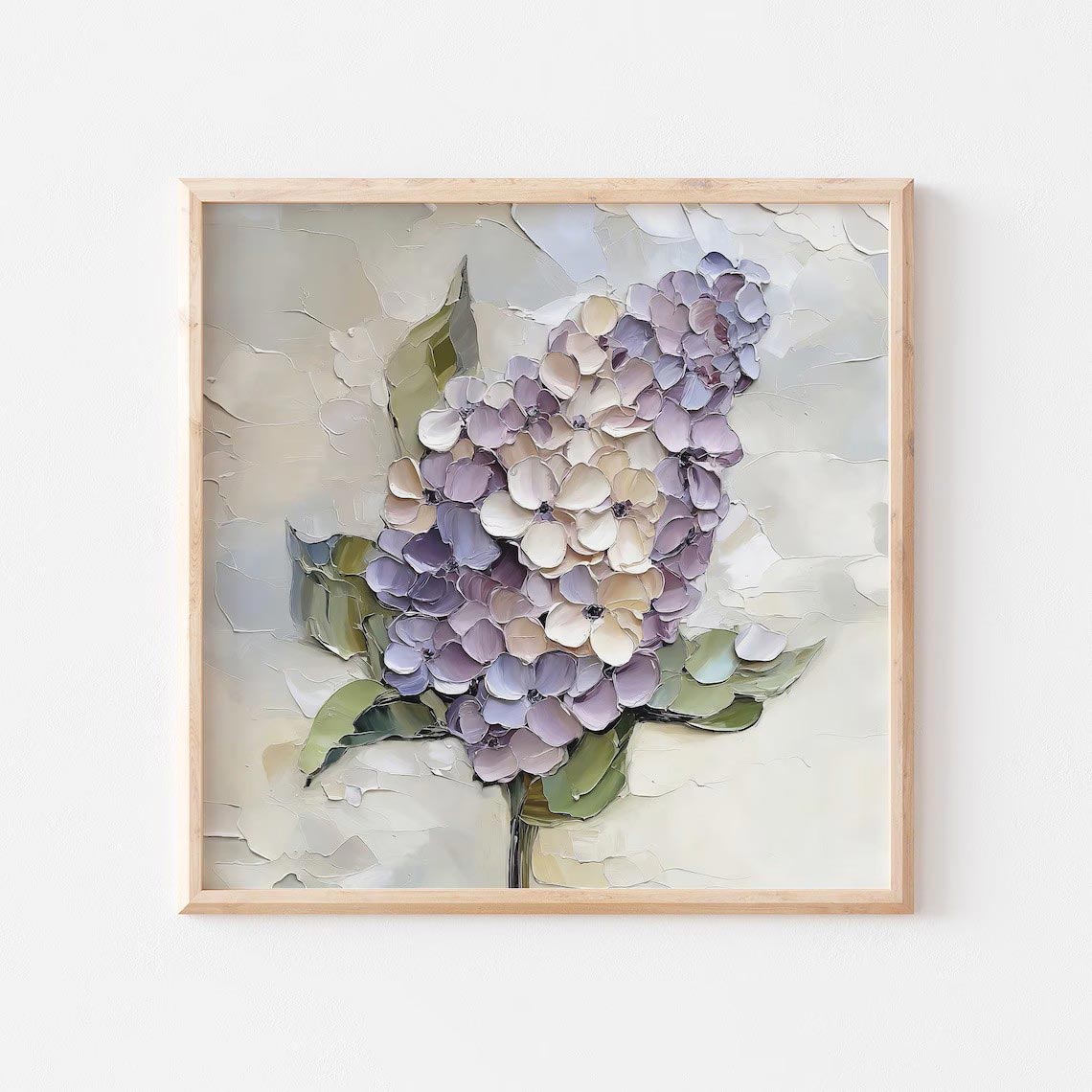 Elegant Hydrangea Wall Art #FL061