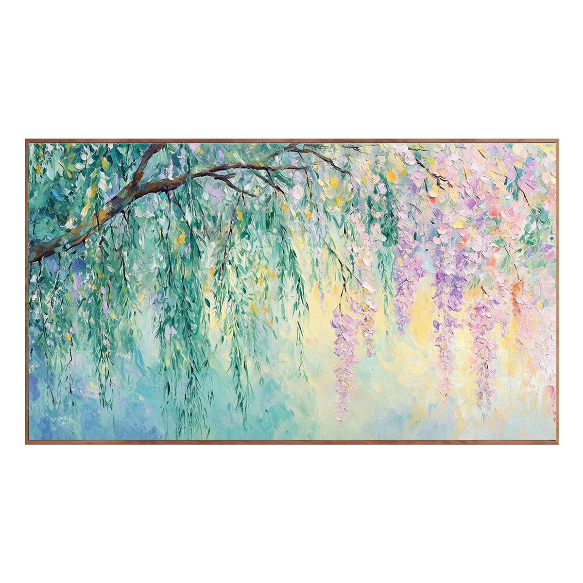 Pastel Willow Tree Branches Wall Art #LS082