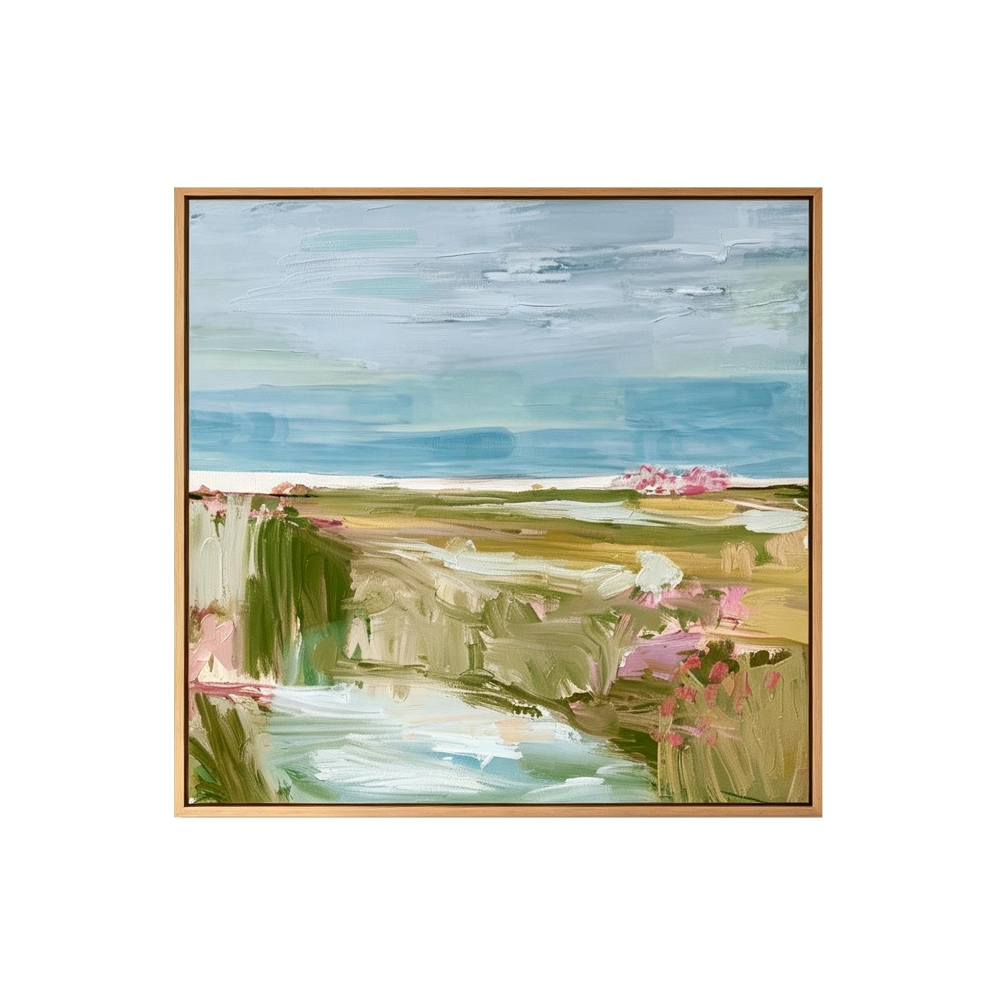 Abstract Countryside Landscape Wall Art #LS008