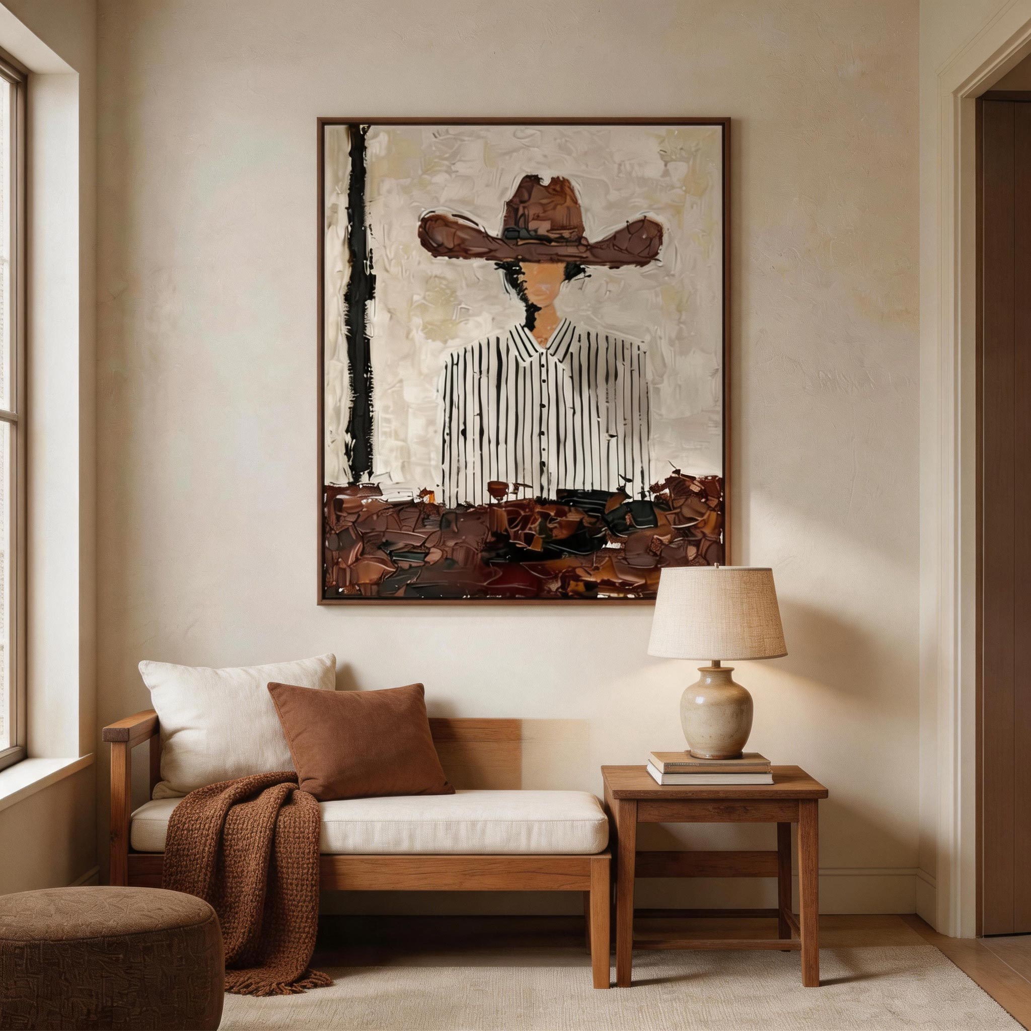 Vintage Americana Art | Myth of the Range MR001