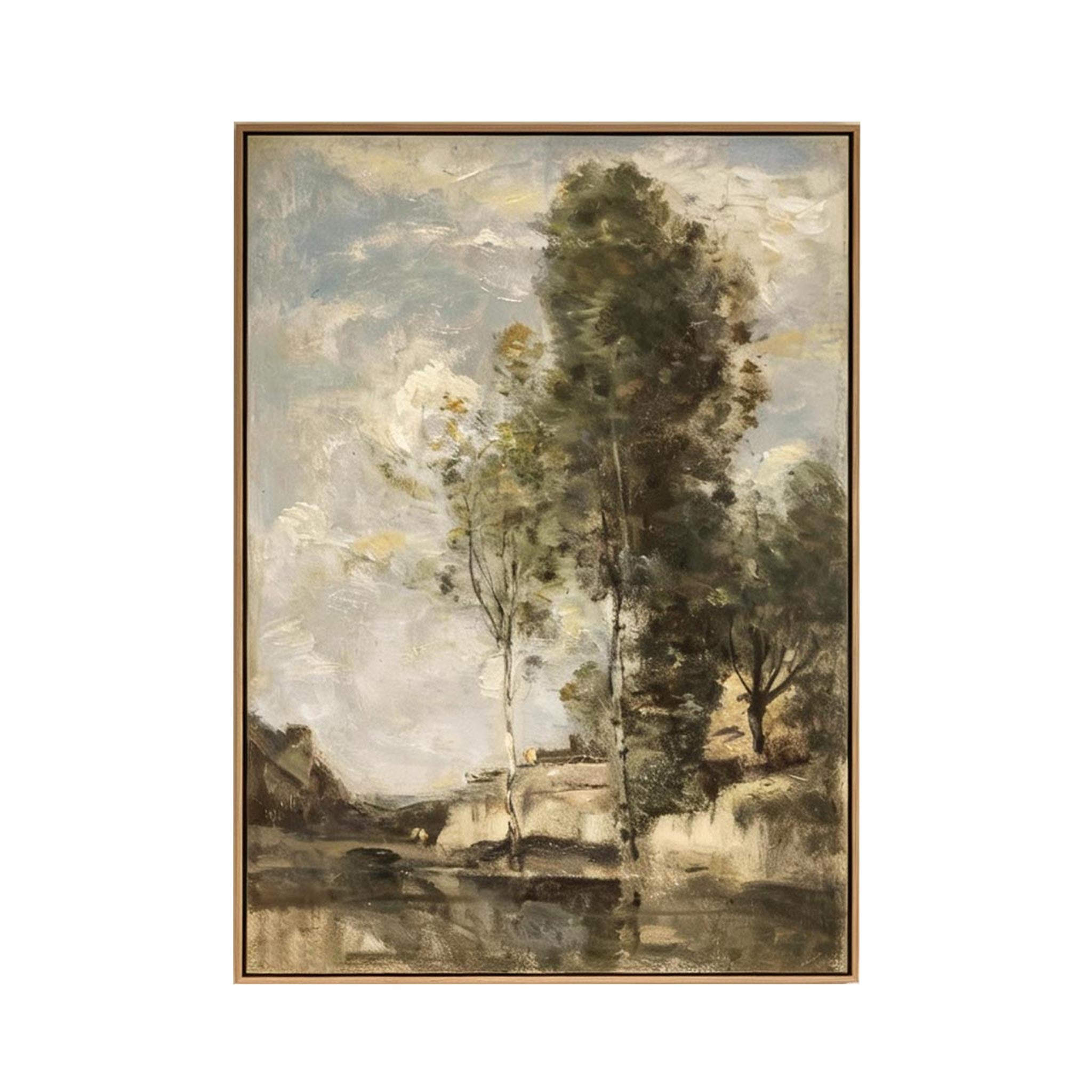 Neutral Countryside Landscape Wall Art #LS020