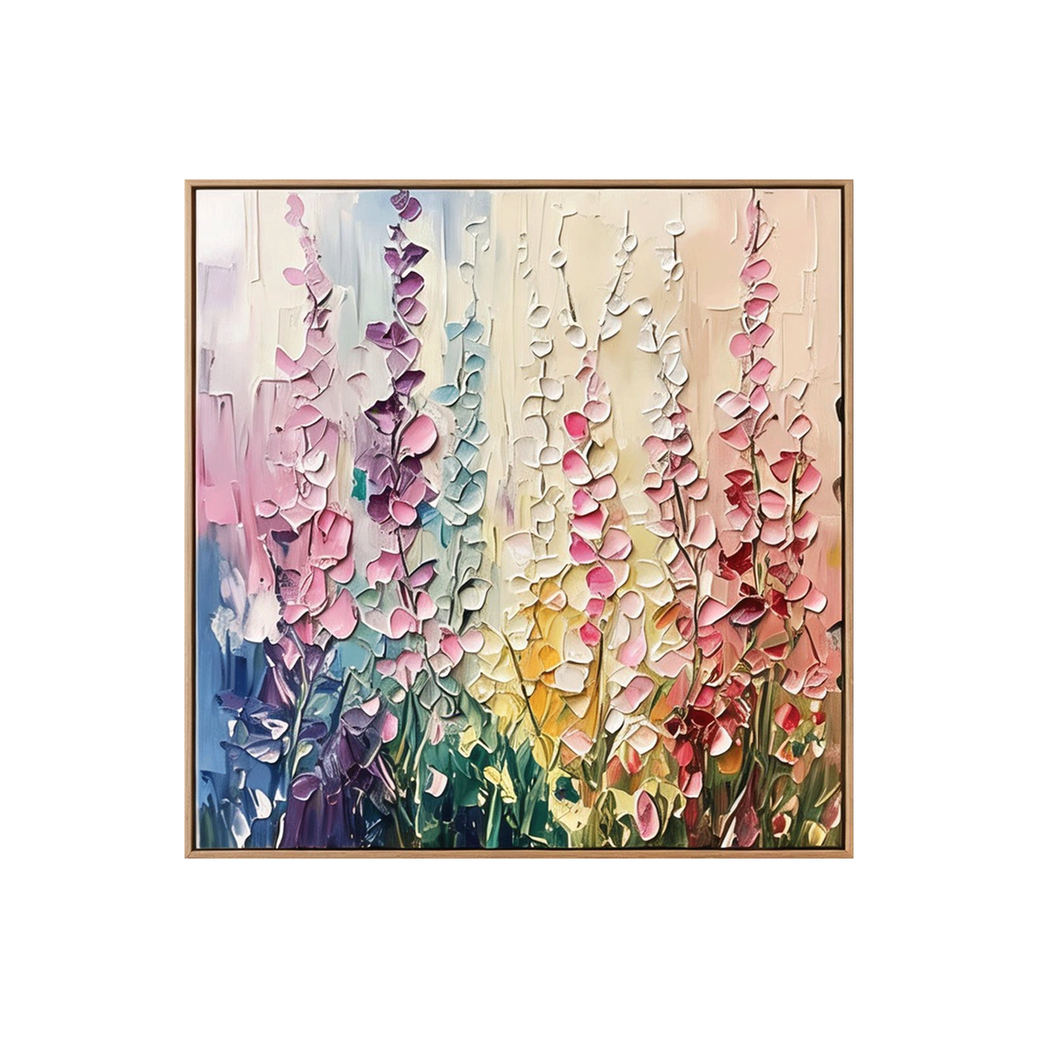 Textured Floral Wall Art #FL058