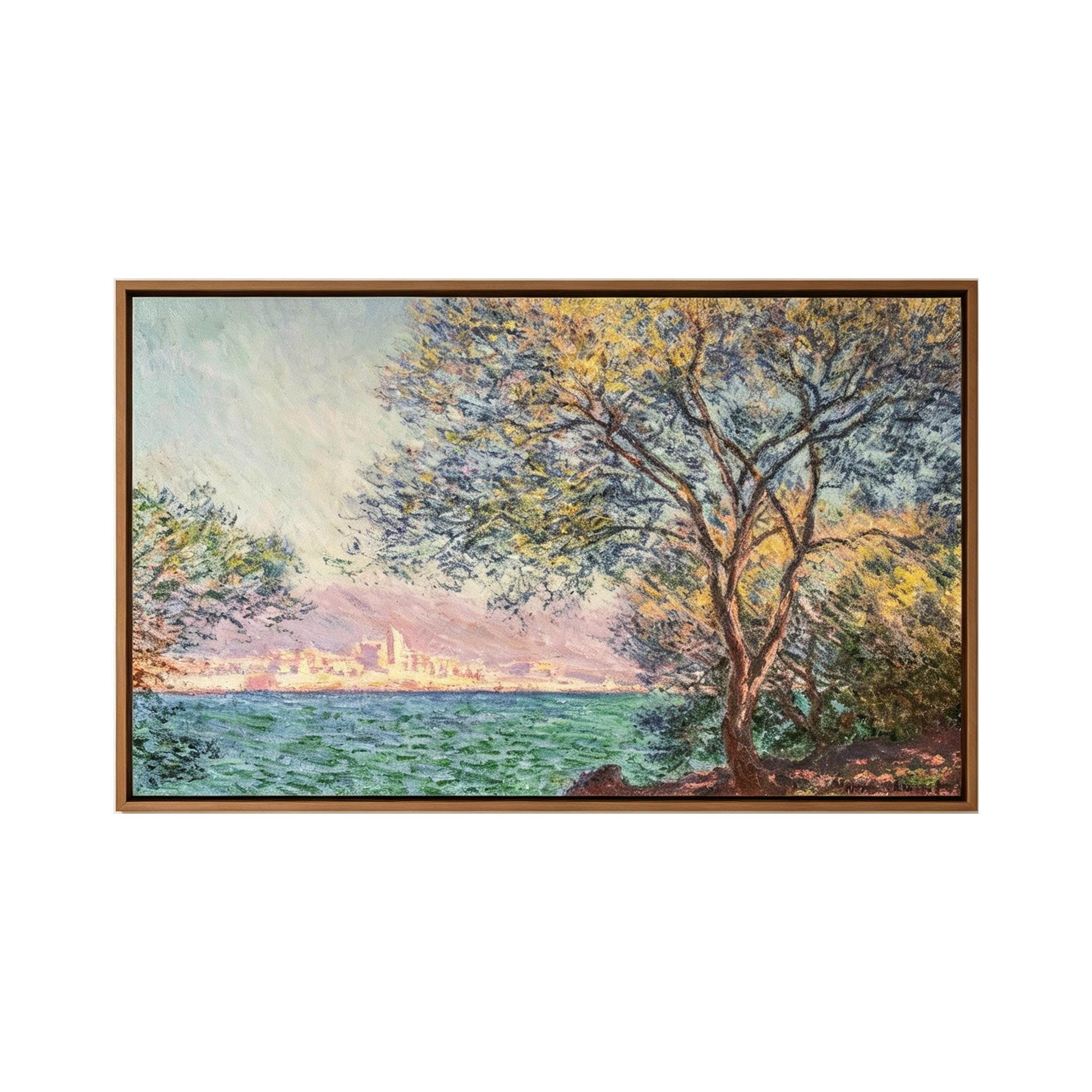 Lakeside Tree Landscape Wall Art #LS022