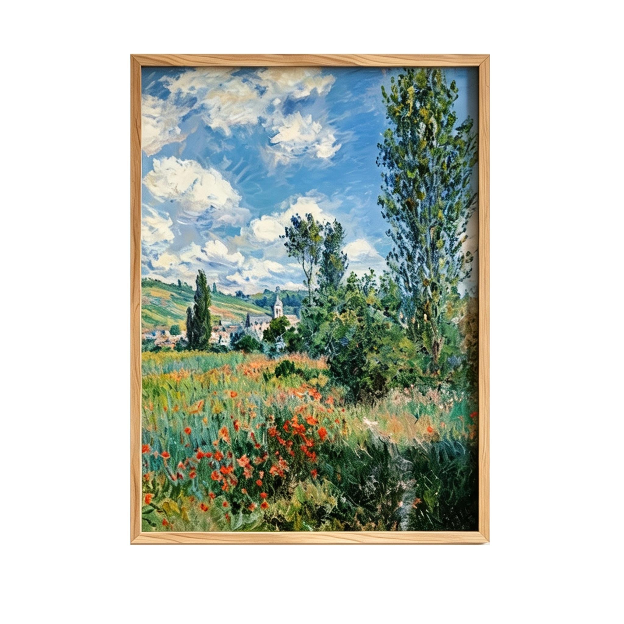 Wildflower Countryside Landscape Wall Art #LS019
