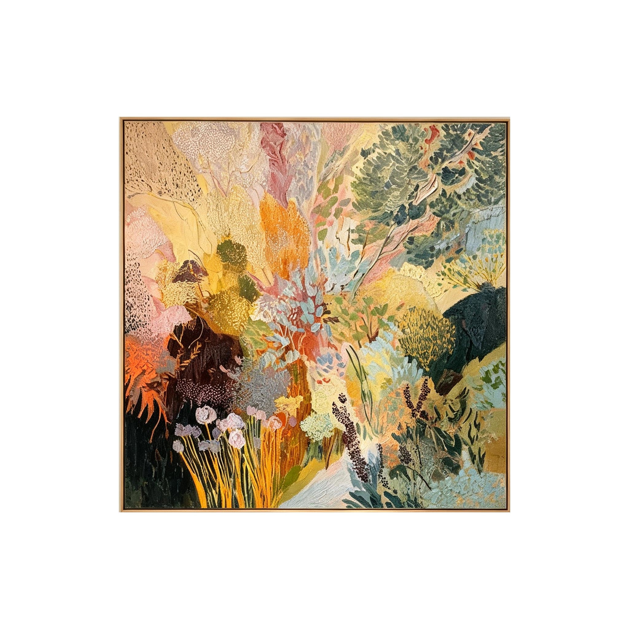 Abstract Botanical Floral Wall Art #LS011