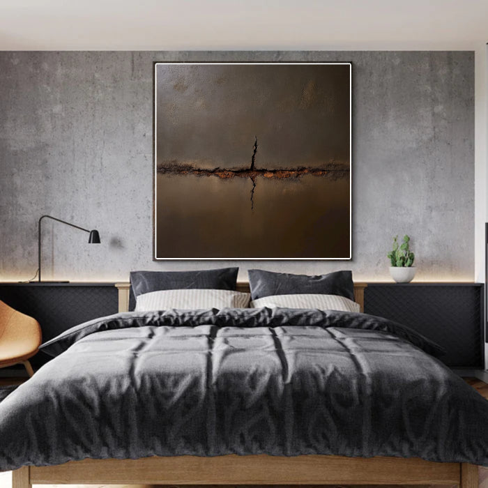 Wabi Sabi Art Earthen Aura Painting #WS001