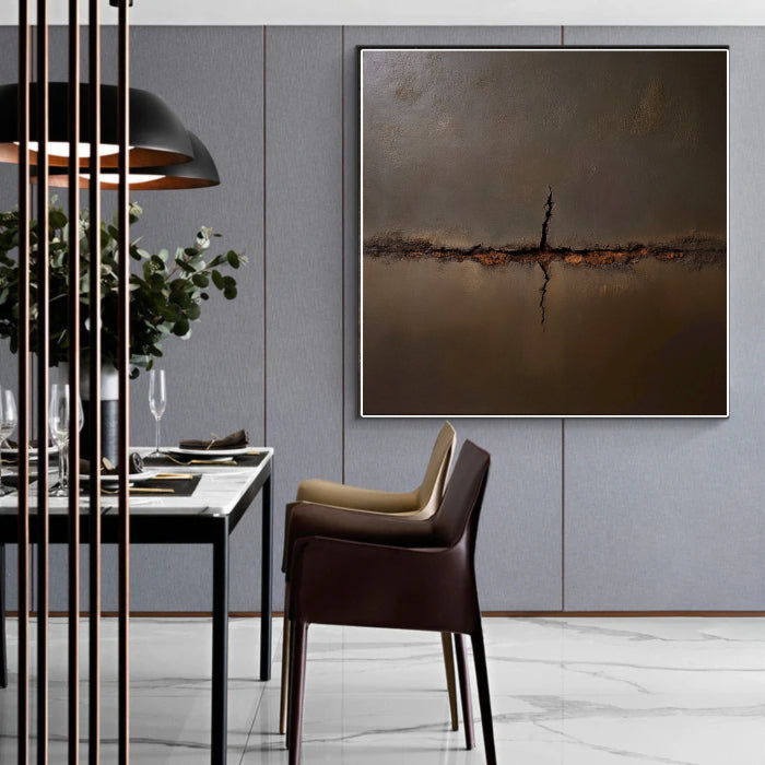 Wabi Sabi Art Earthen Aura Painting #WS001