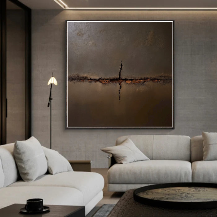 Wabi Sabi Art Earthen Aura Painting #WS001