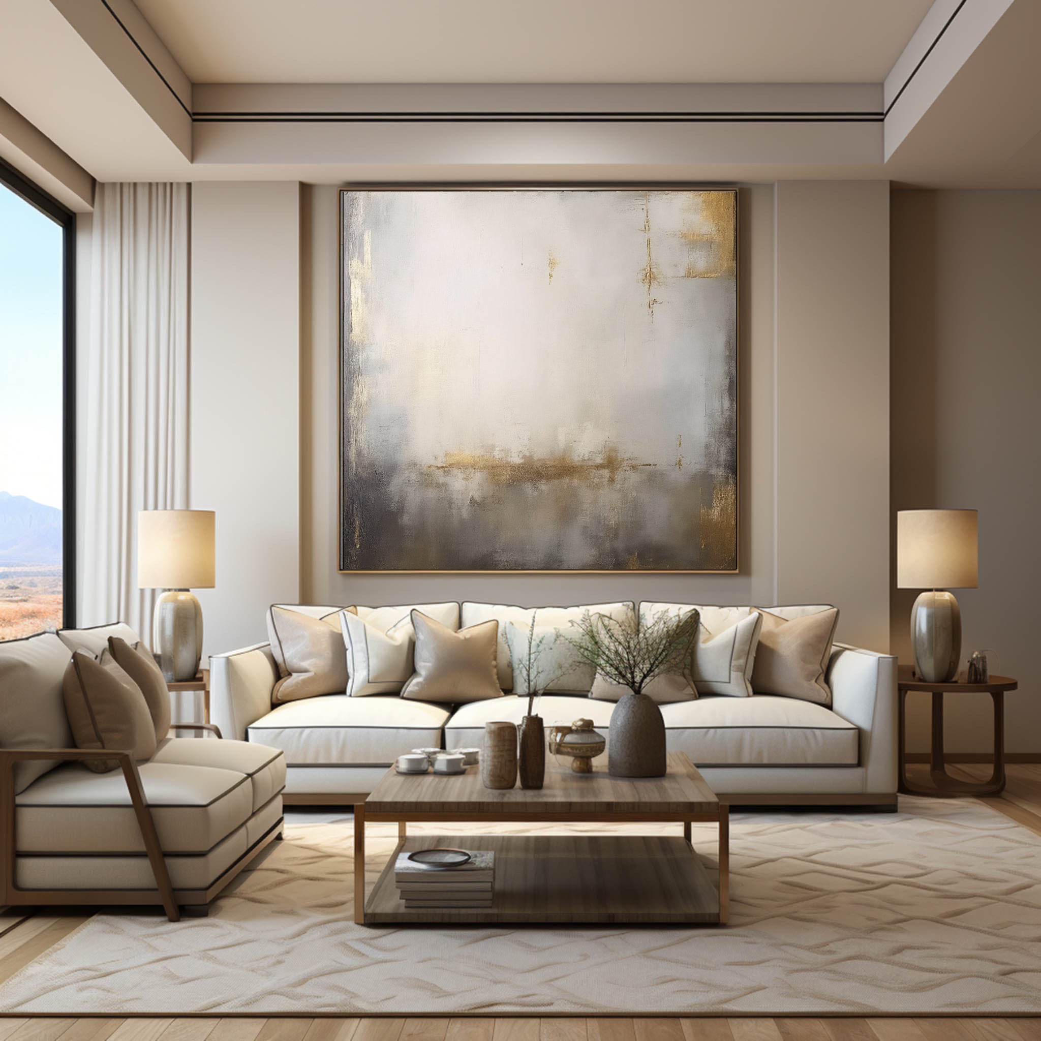 Wabi Sabi Abstract Painting #WS005