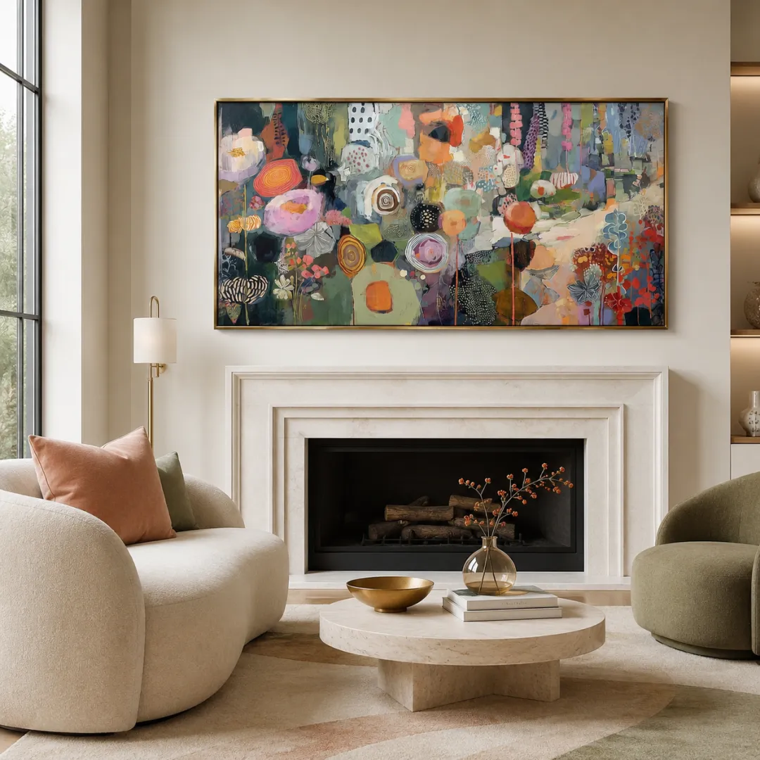 Wildflower Meadow – Abstract Floral Painting
