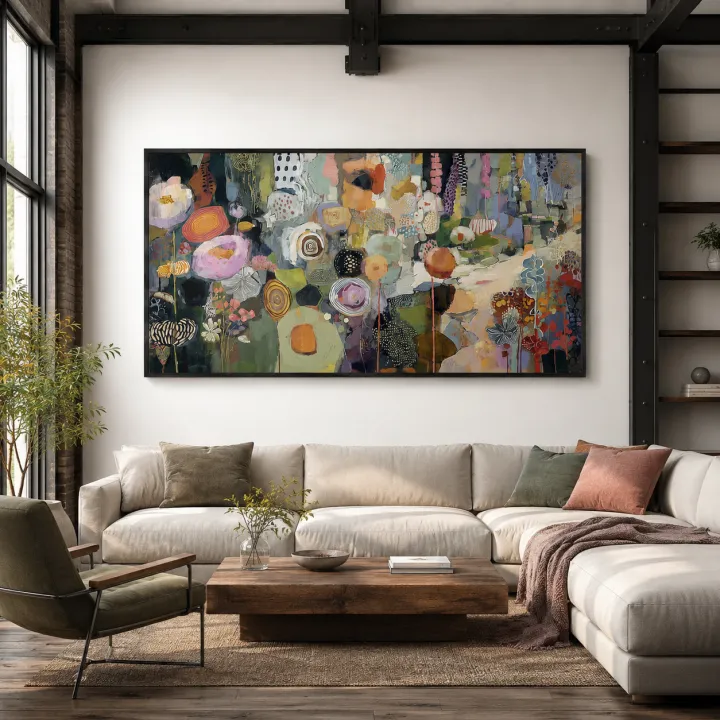 Wildflower Meadow – Abstract Floral Painting