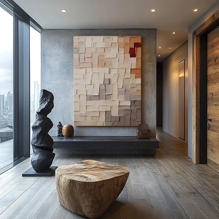 Abstract Texture Wall Art #AT017