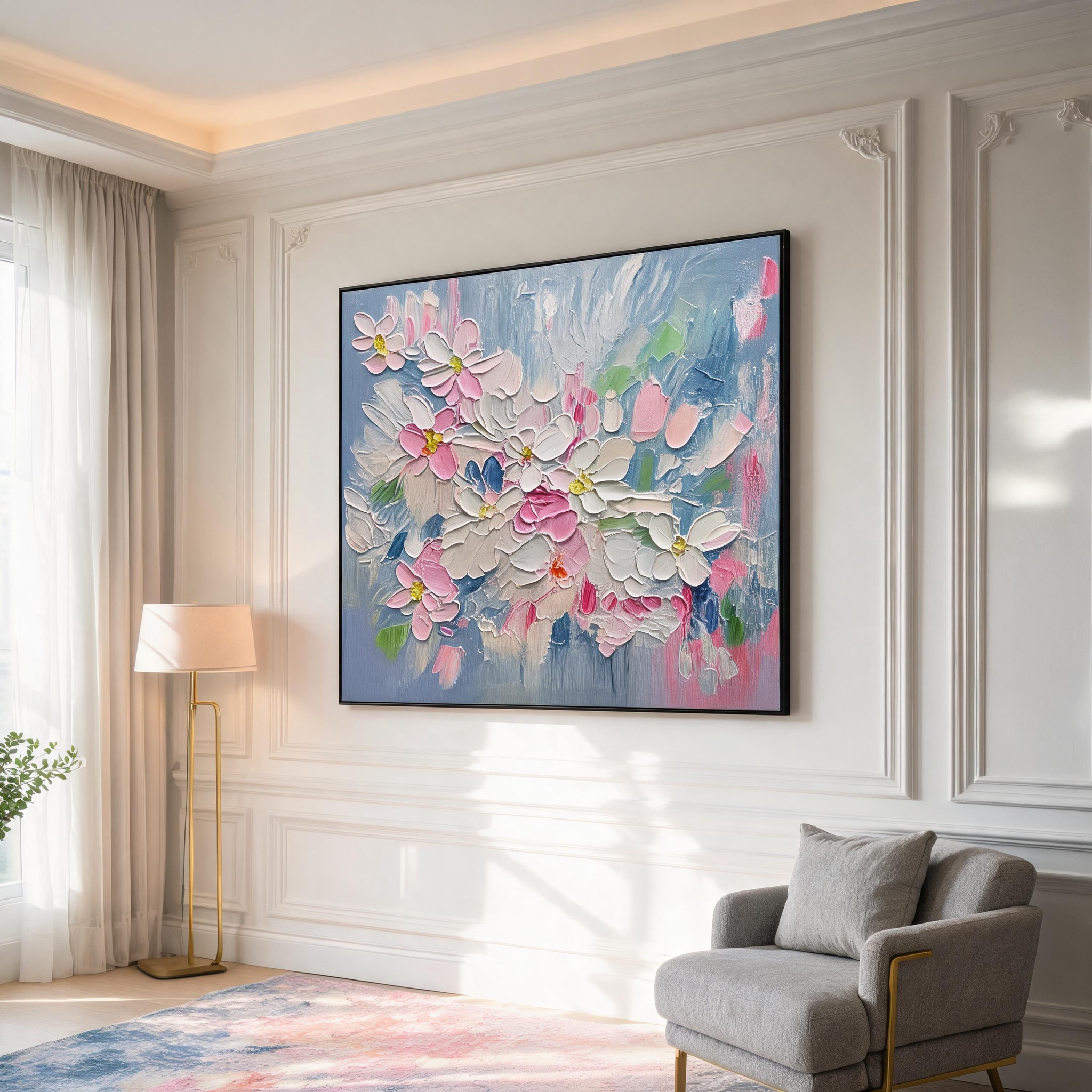 Pastel Blossom Wall Art #FL019