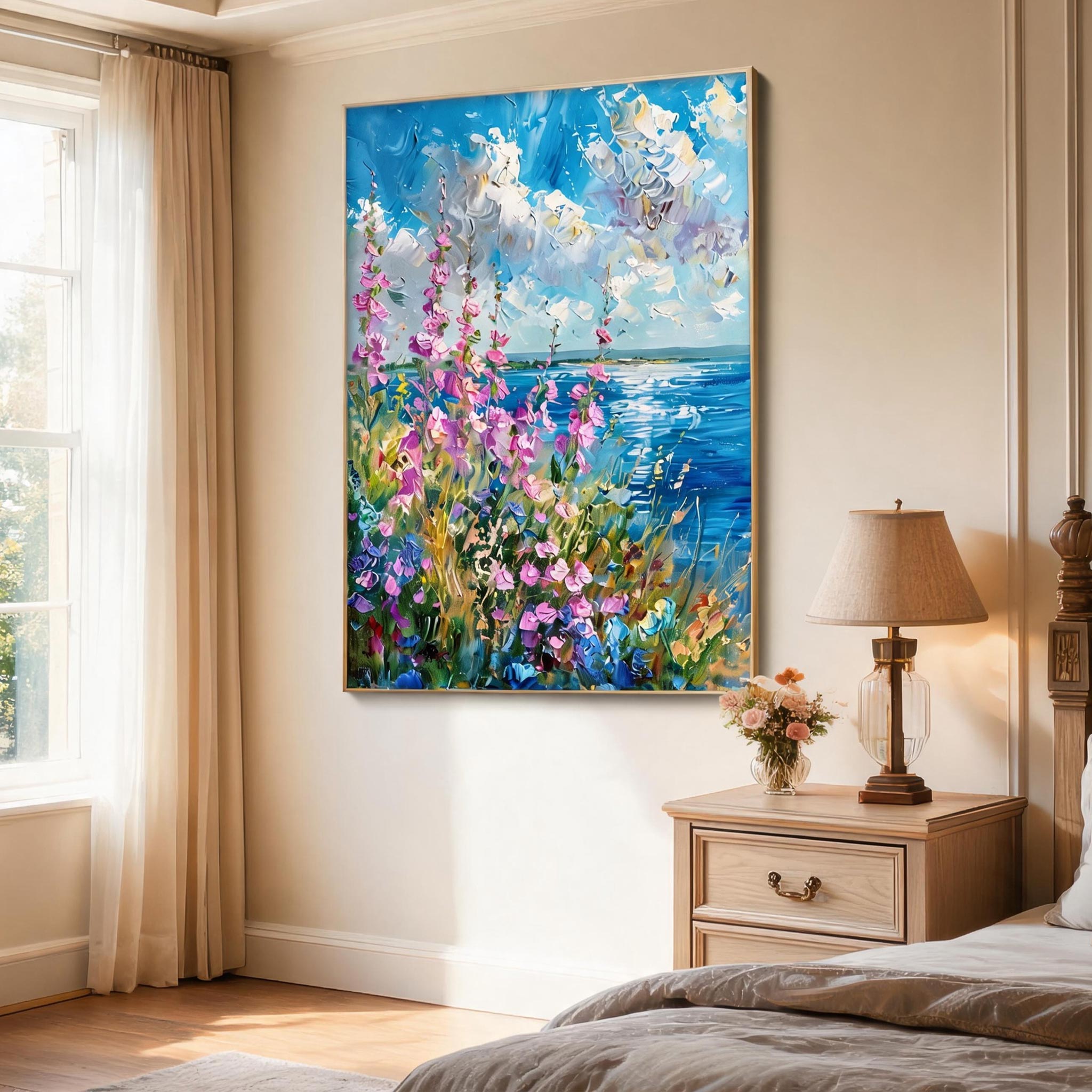 Coastal Wildflower Wall Art #FL042
