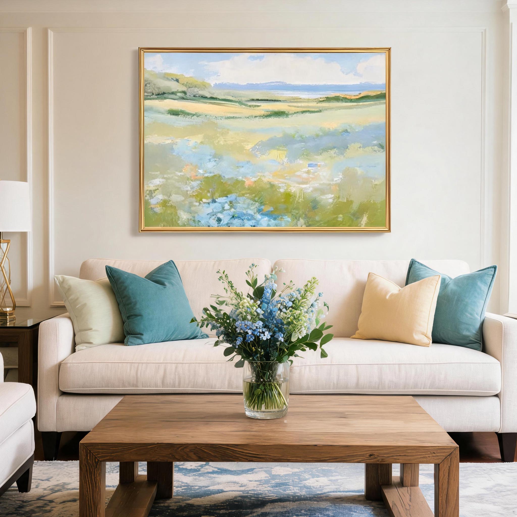 Soft Coastal Landscape Wall Art #PL002