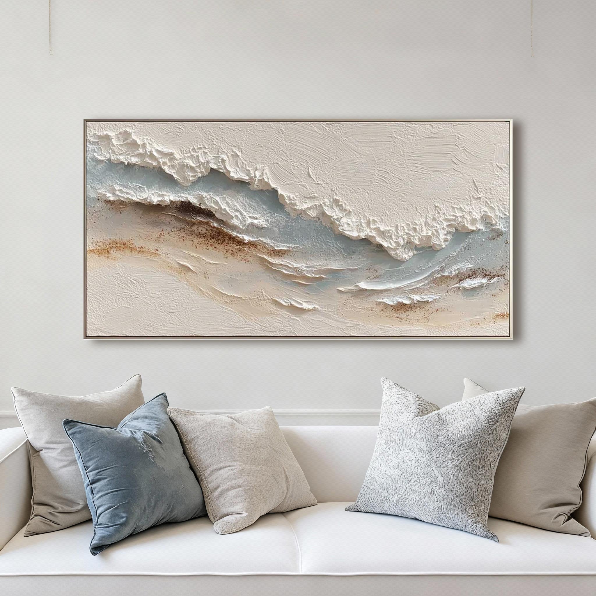 Modern Abstract Landscape Canvas Wall Art #MA003