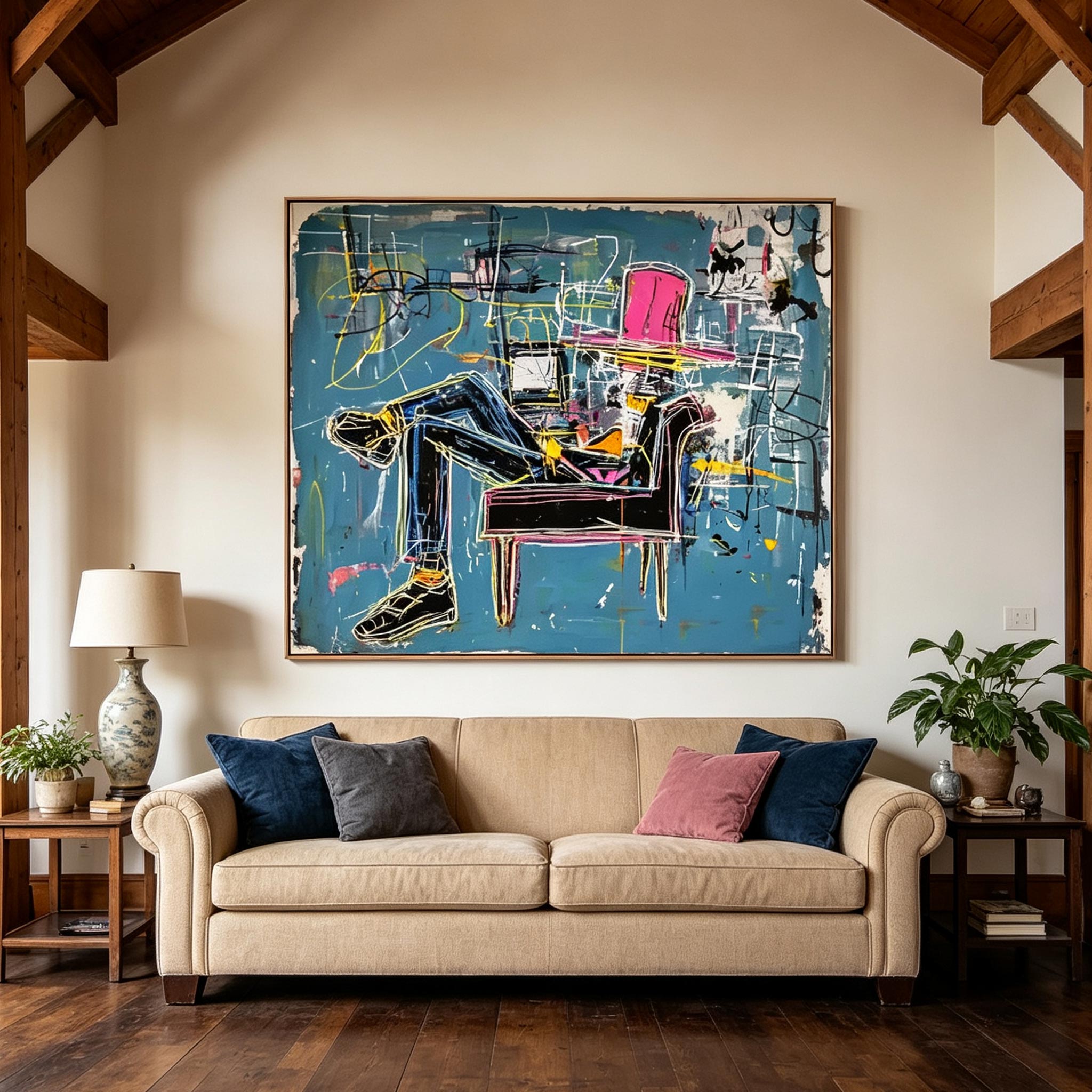 Slouch – Neo-Expressionist Figurative Painting #CP069