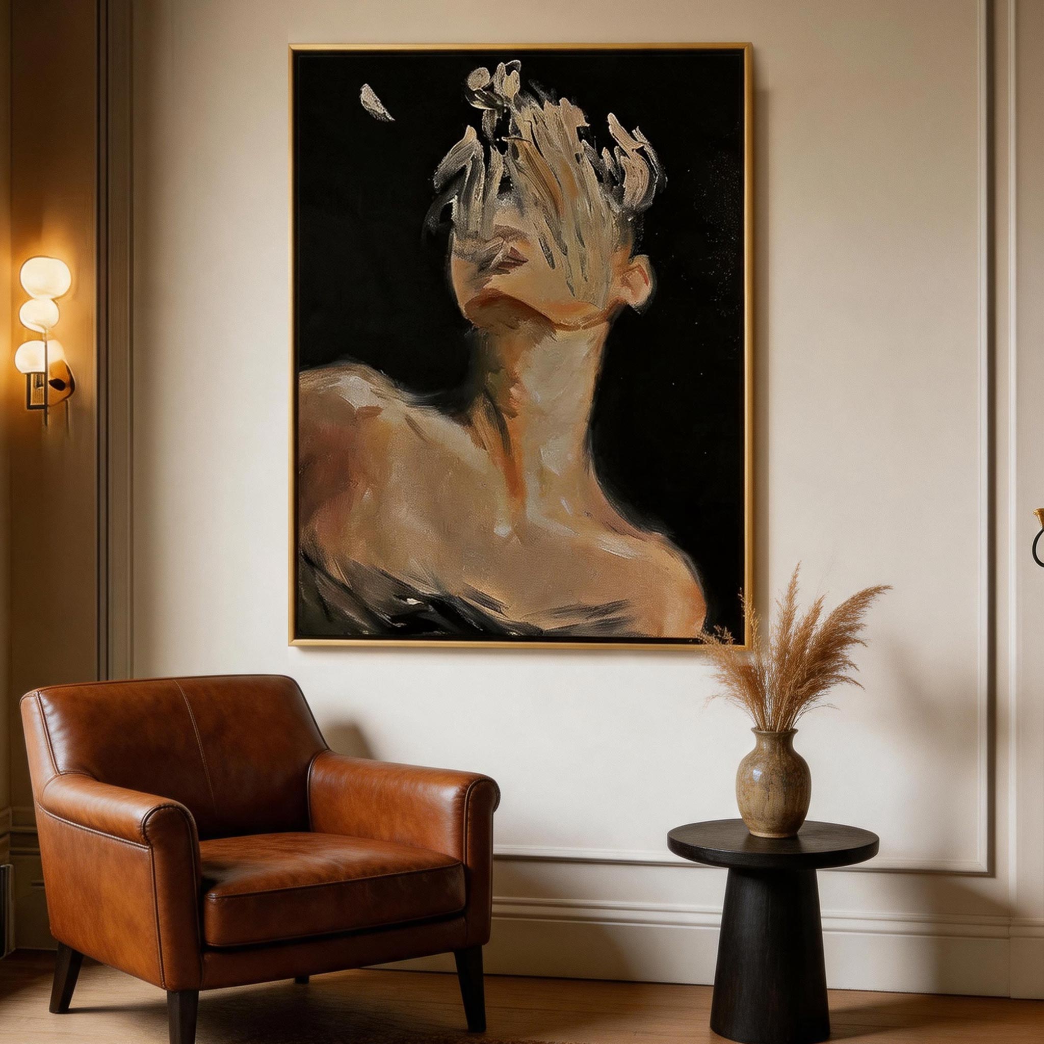 Veil of Light | Abstract Nude Portrait #AB025