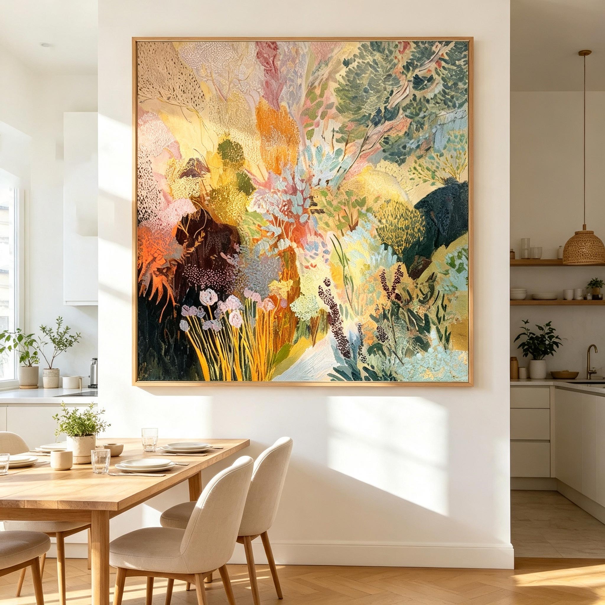 Abstract Botanical Floral Wall Art #LS011