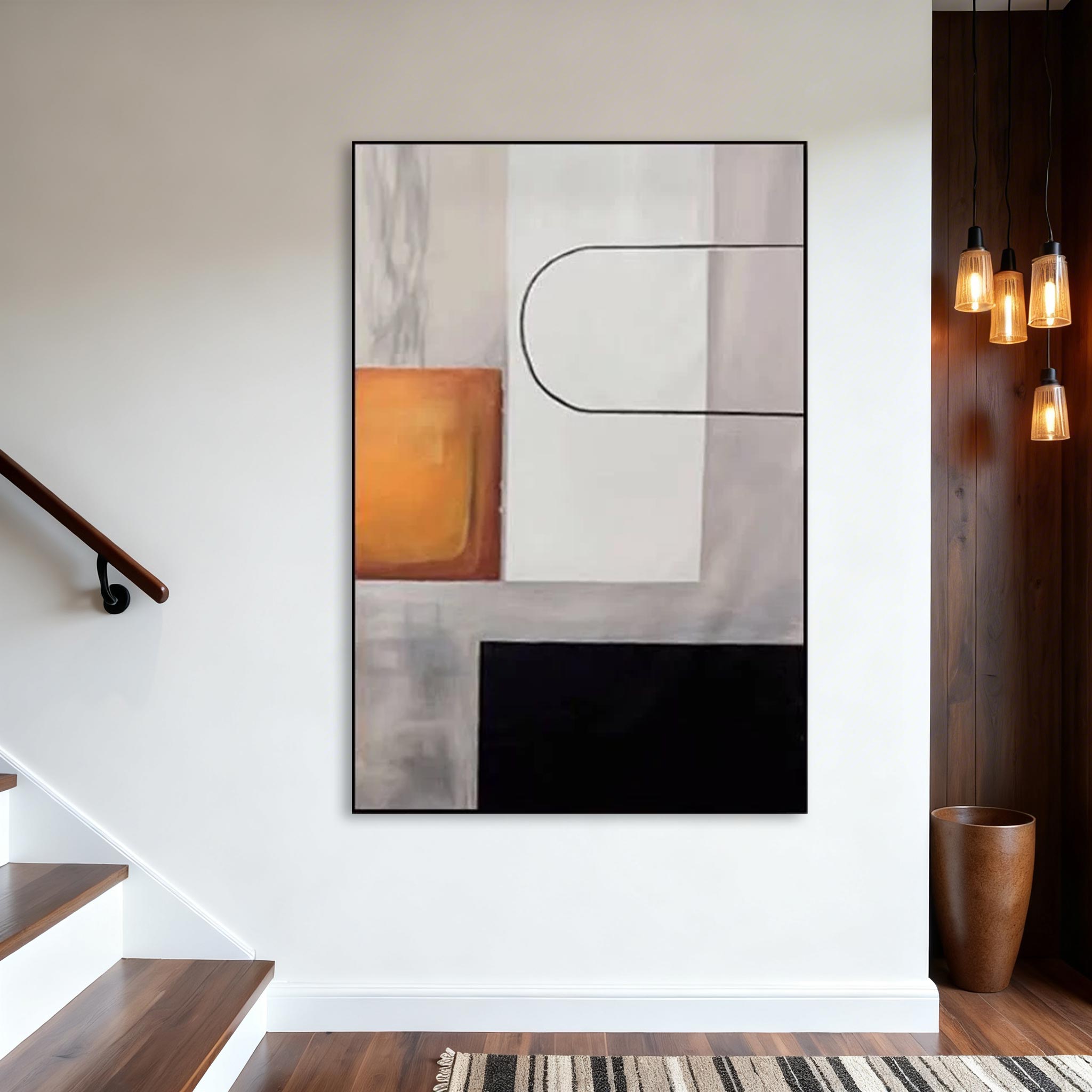 Modern Geometric Abstract Wall Art MA006