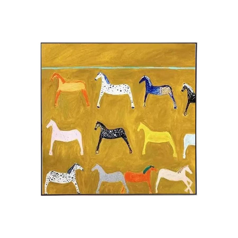 Colorful Horse Wall Art #HA003