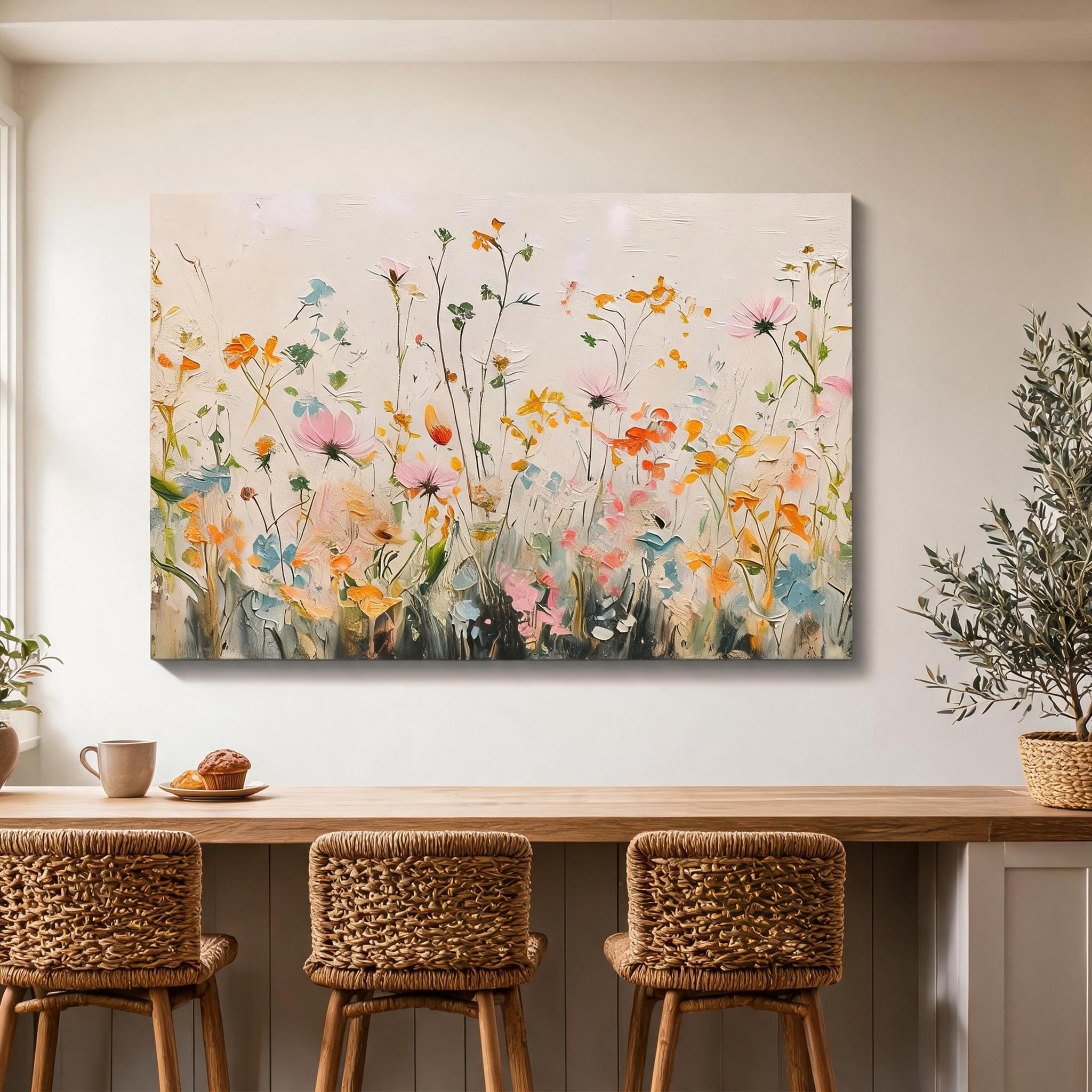 Wildflower Field Wall Art #FL029
