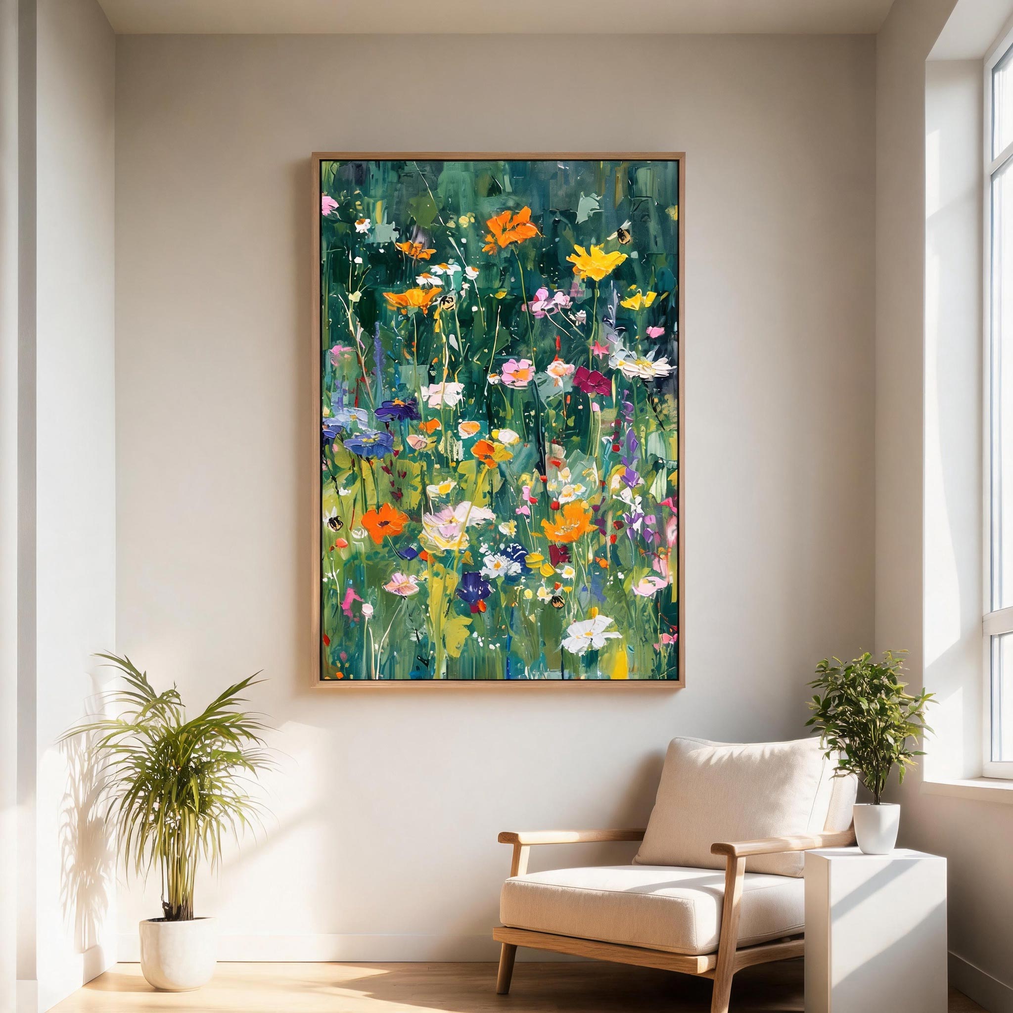 Colorful Wildflower Wall Art #FL057