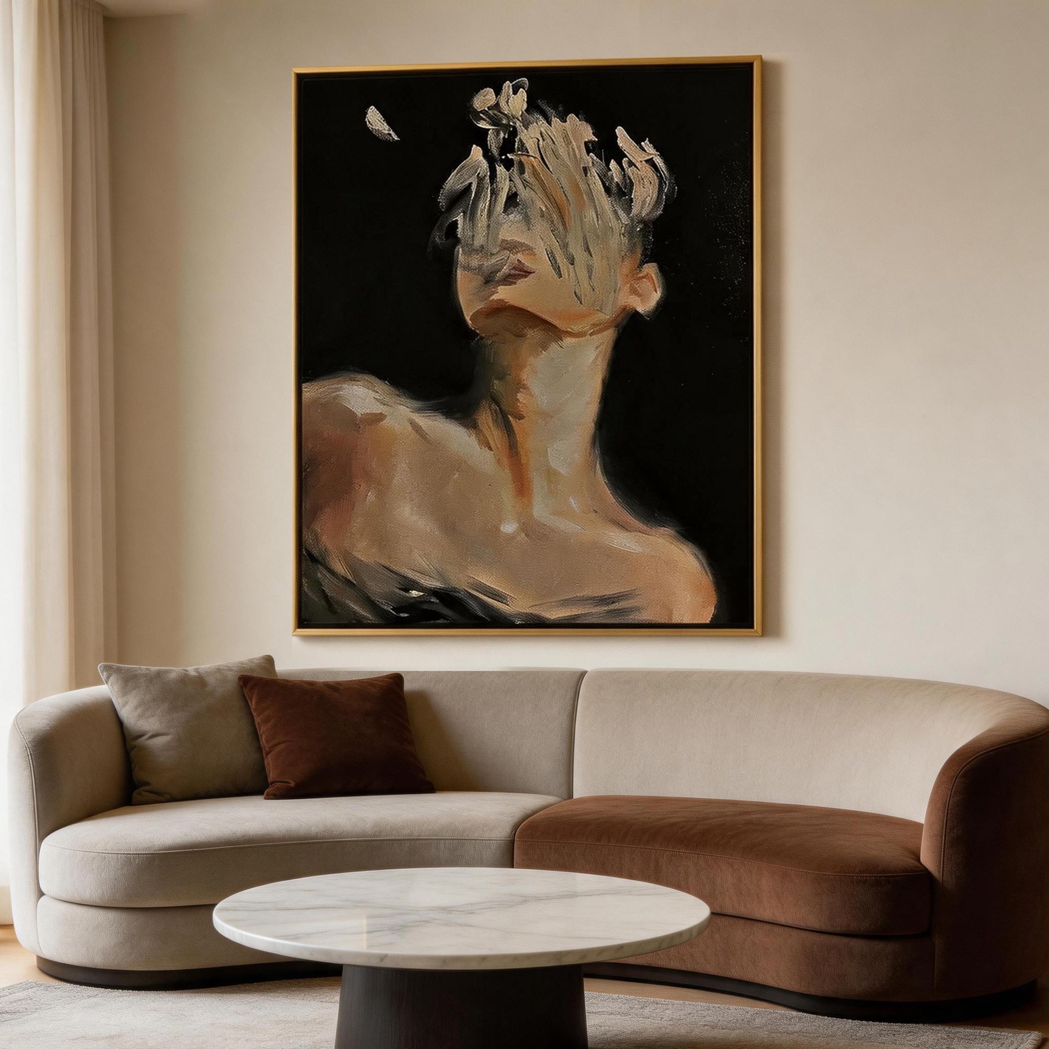 Veil of Light | Abstract Nude Portrait #AB025