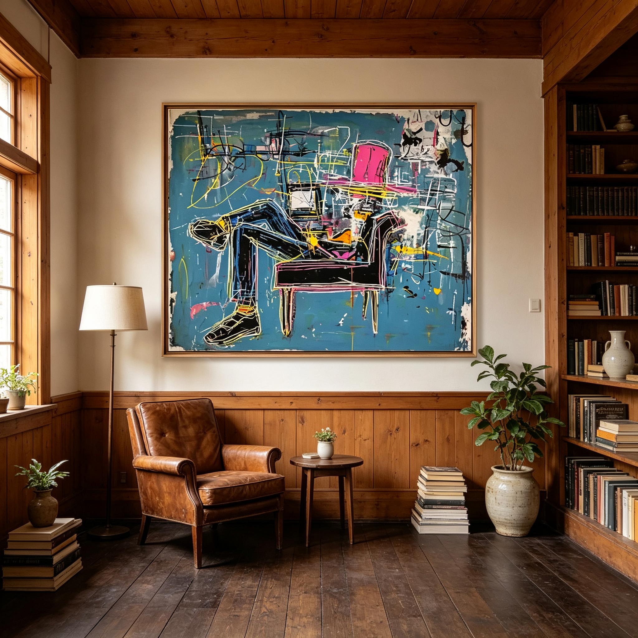 Slouch – Neo-Expressionist Figurative Painting #CP069