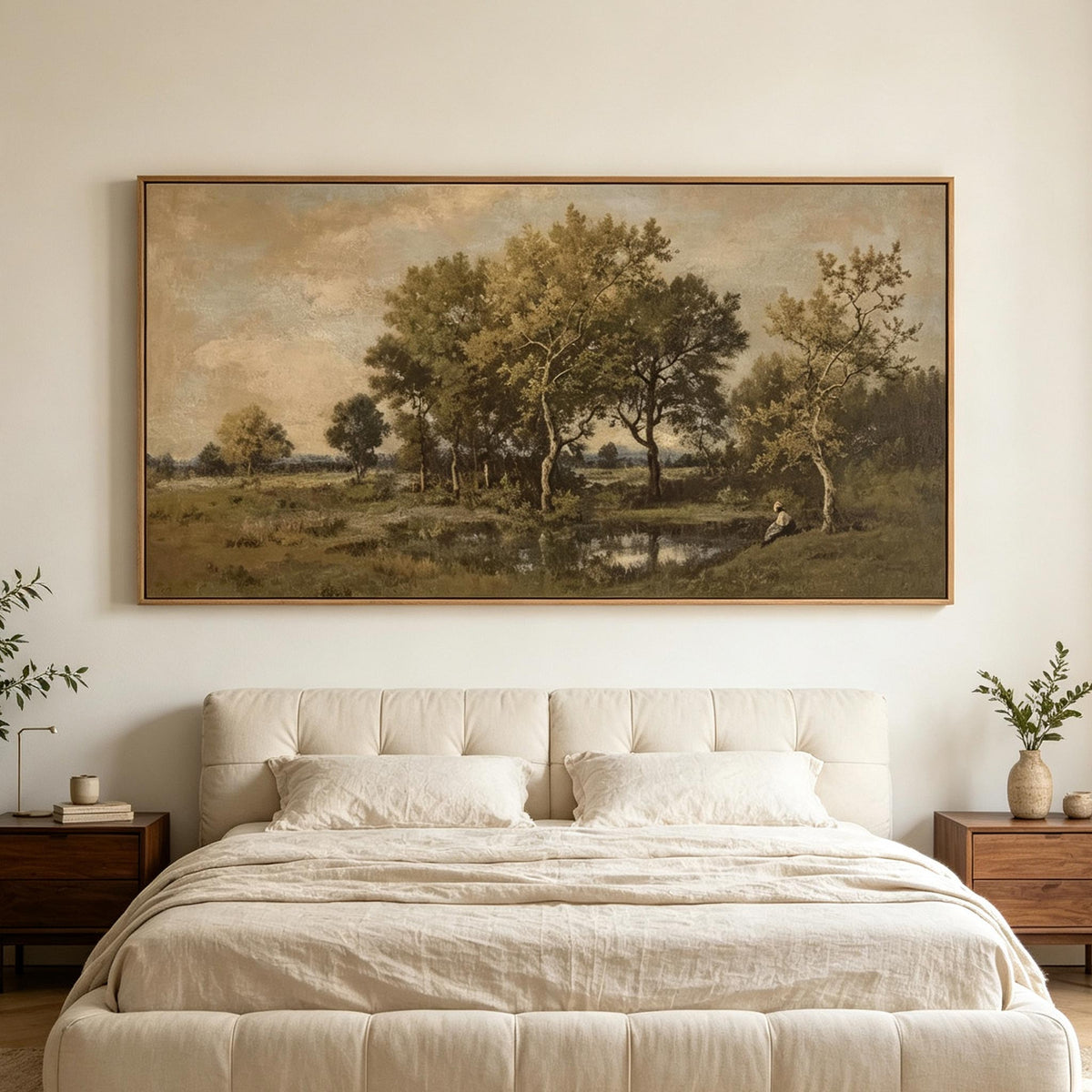 Vintage Tree Landscape Wall Art #LS054