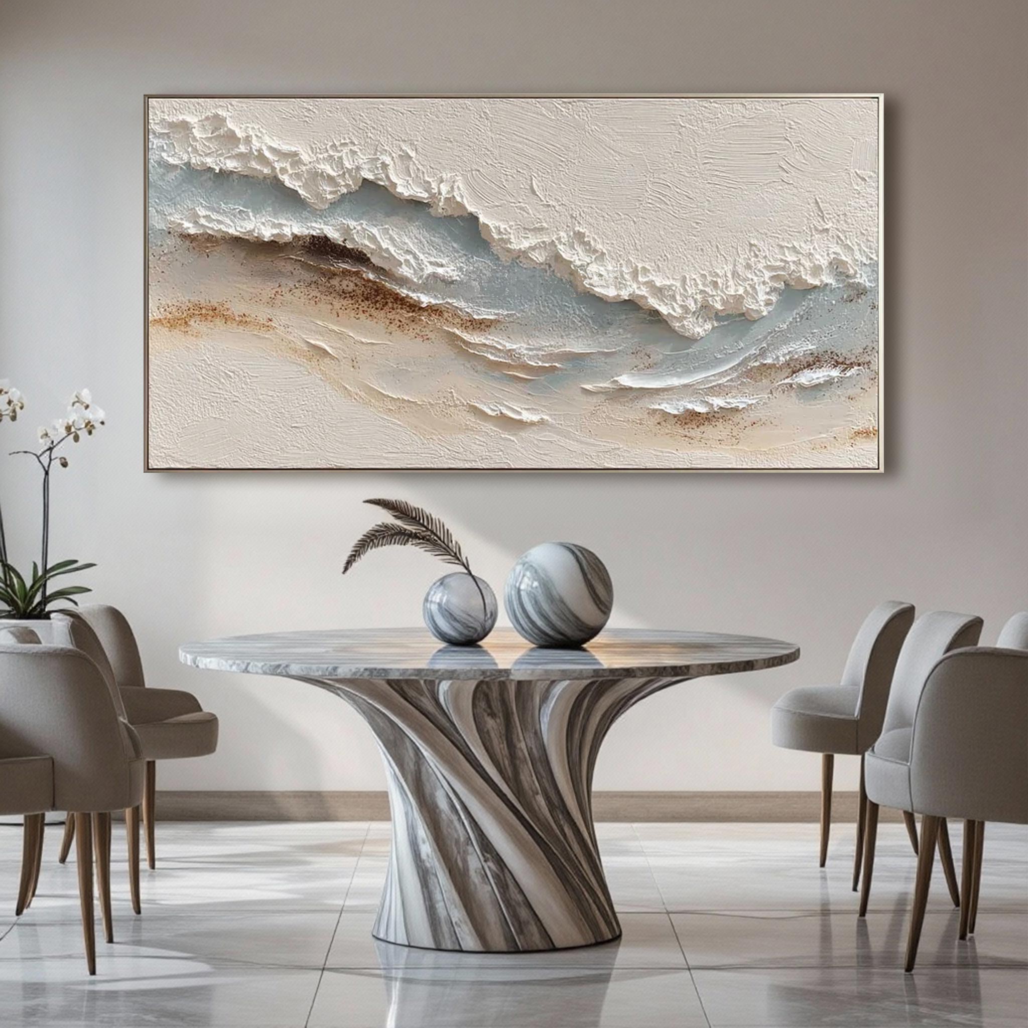 Modern Abstract Landscape Canvas Wall Art #MA003