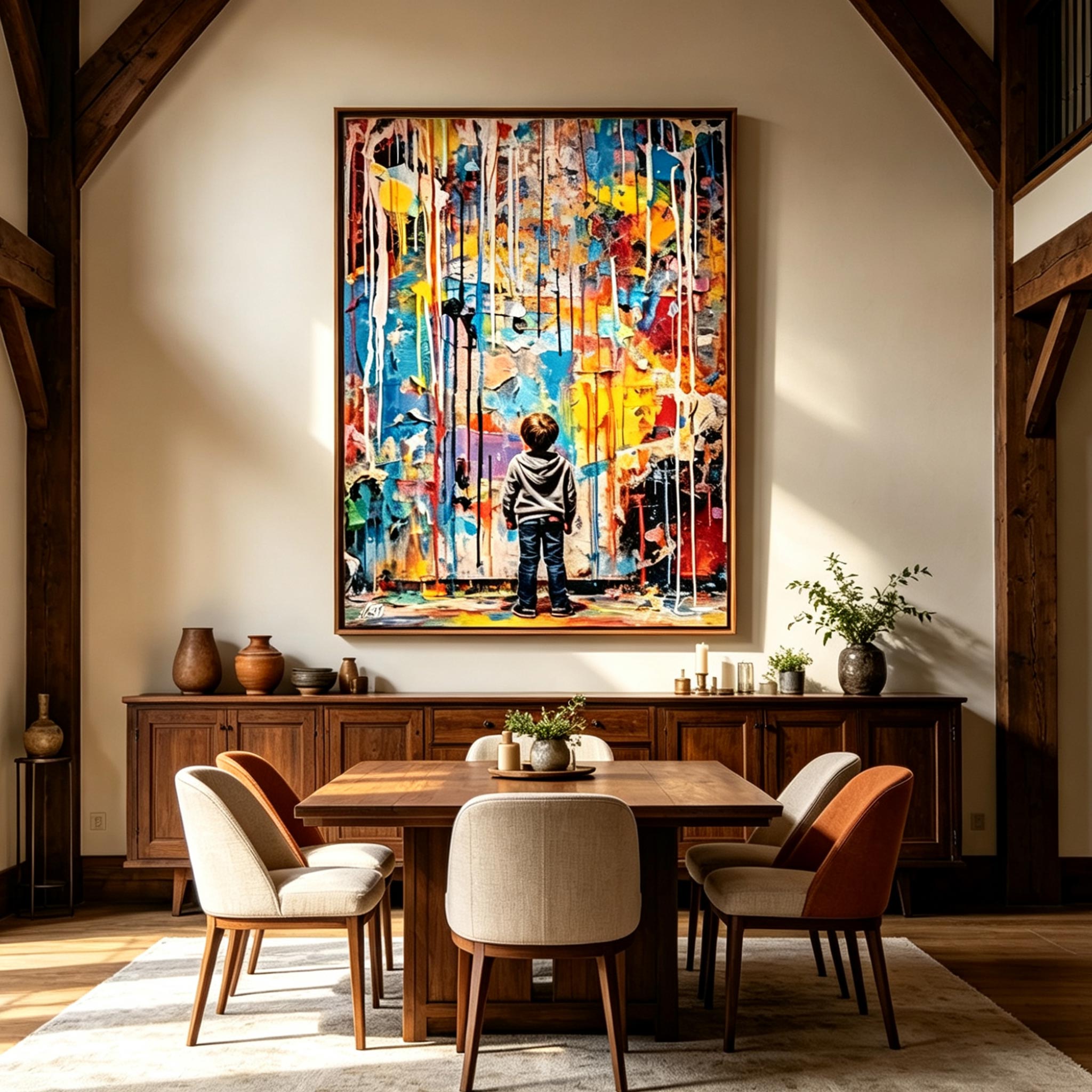 Wonderstruck – Contemporary Splatter Art Painting #CP073