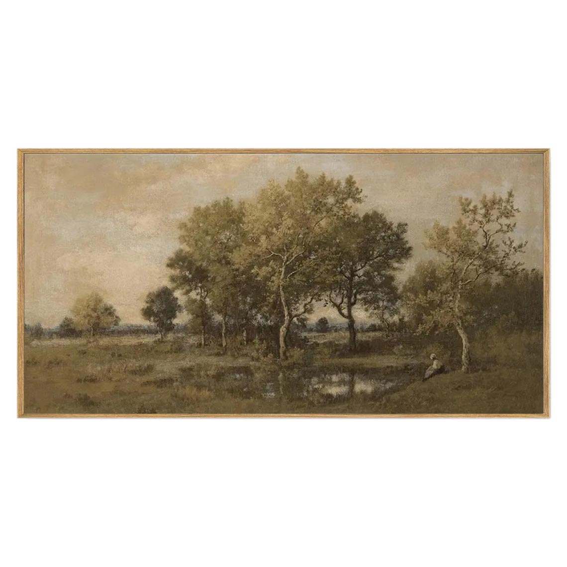 Vintage Tree Landscape Wall Art #LS054