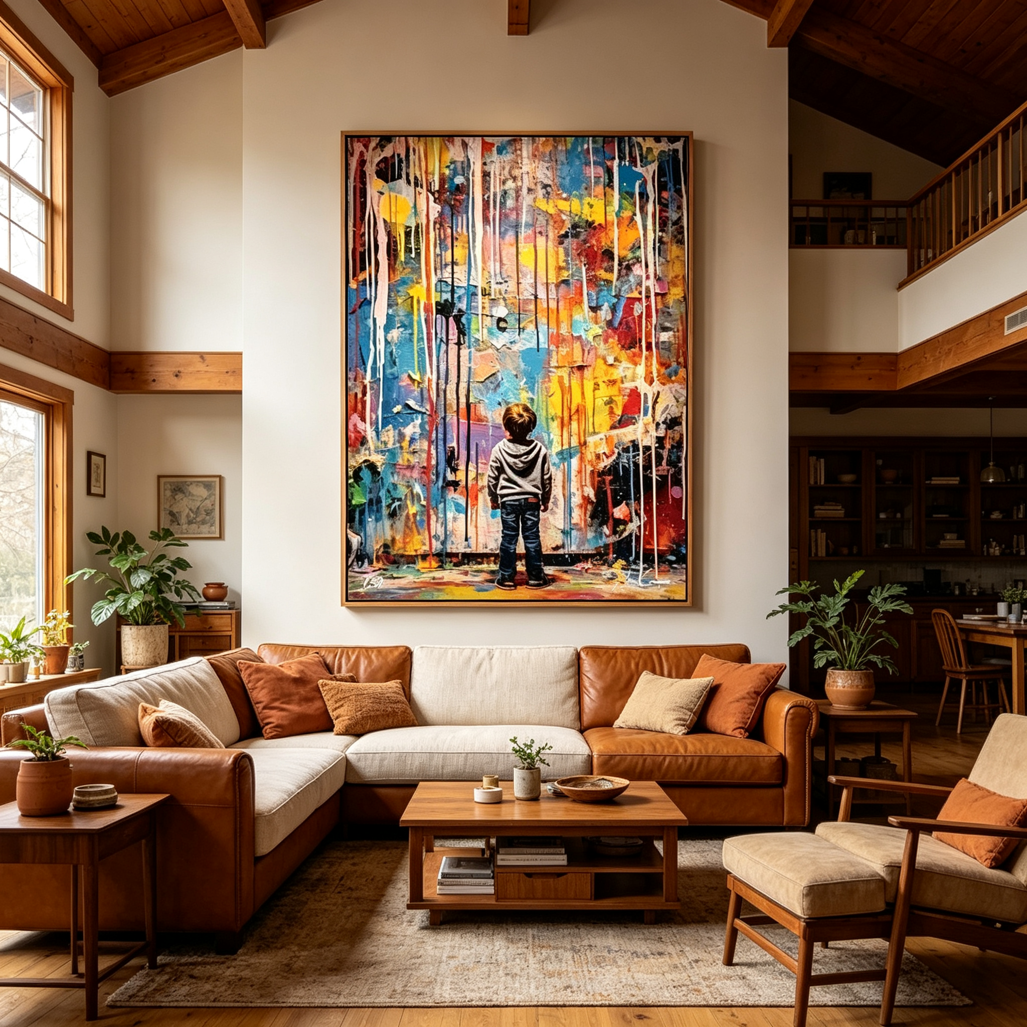 Wonderstruck – Contemporary Splatter Art Painting #CP073