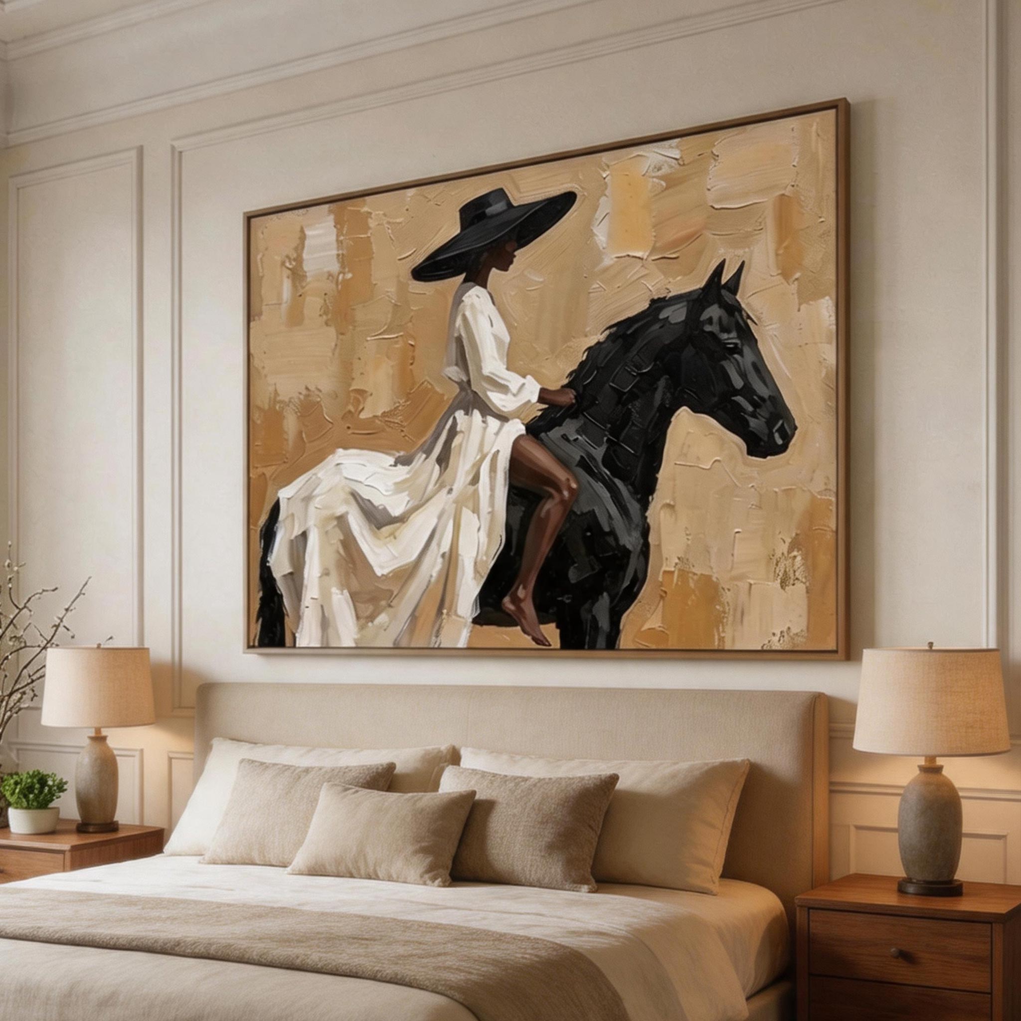 Vintage Americana Art | Ivory Reins Drift RD001