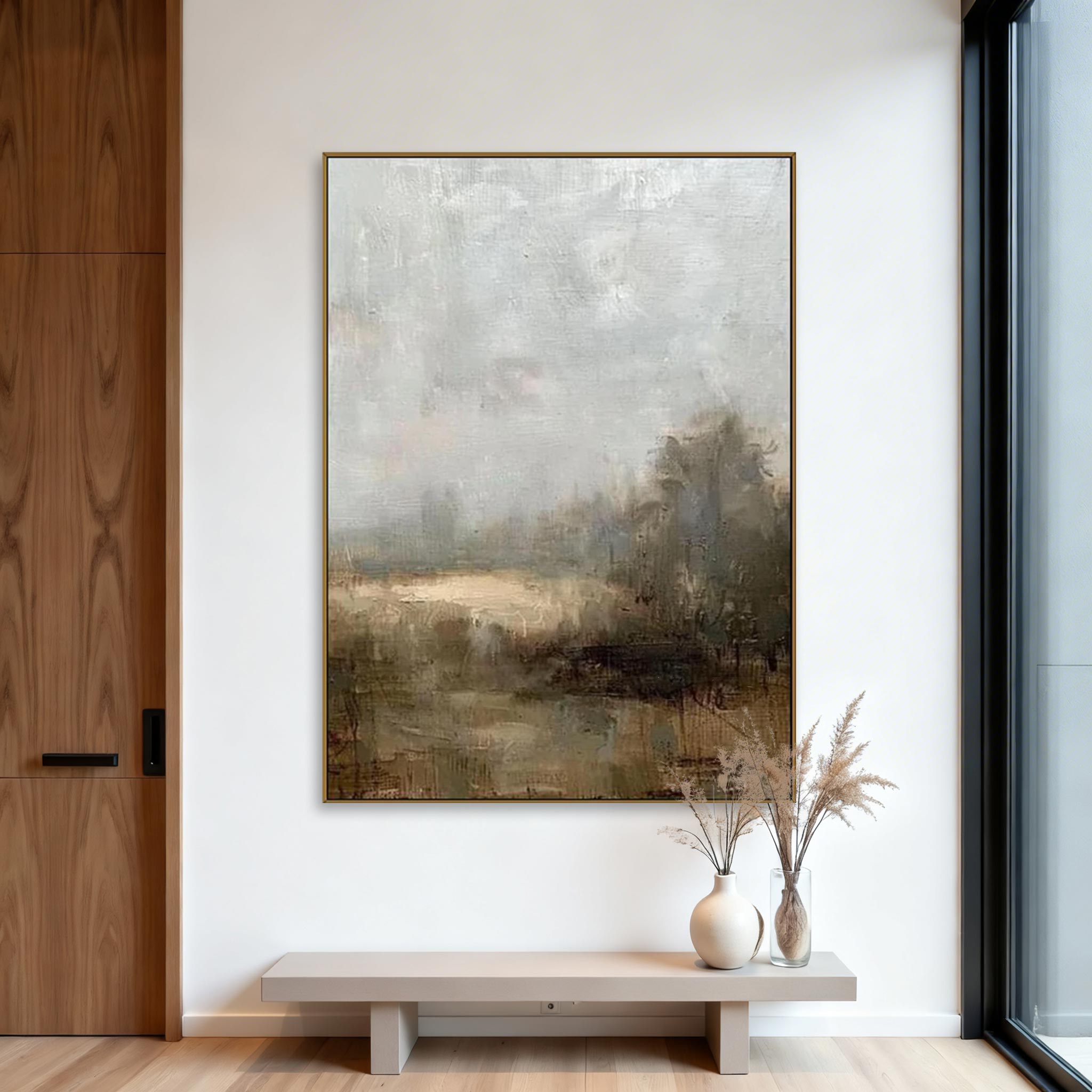 Misty Landscape Abstract Wall Art #MA015