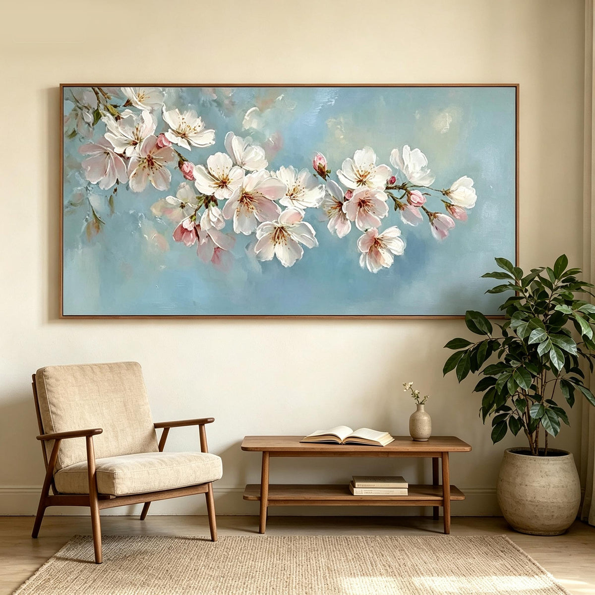 Cherry Blossom Branch Wall Art #FL060