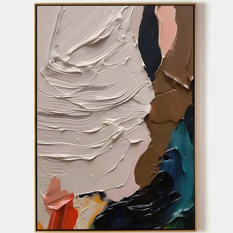 Modern Textured Abstract Wall Art #MA004