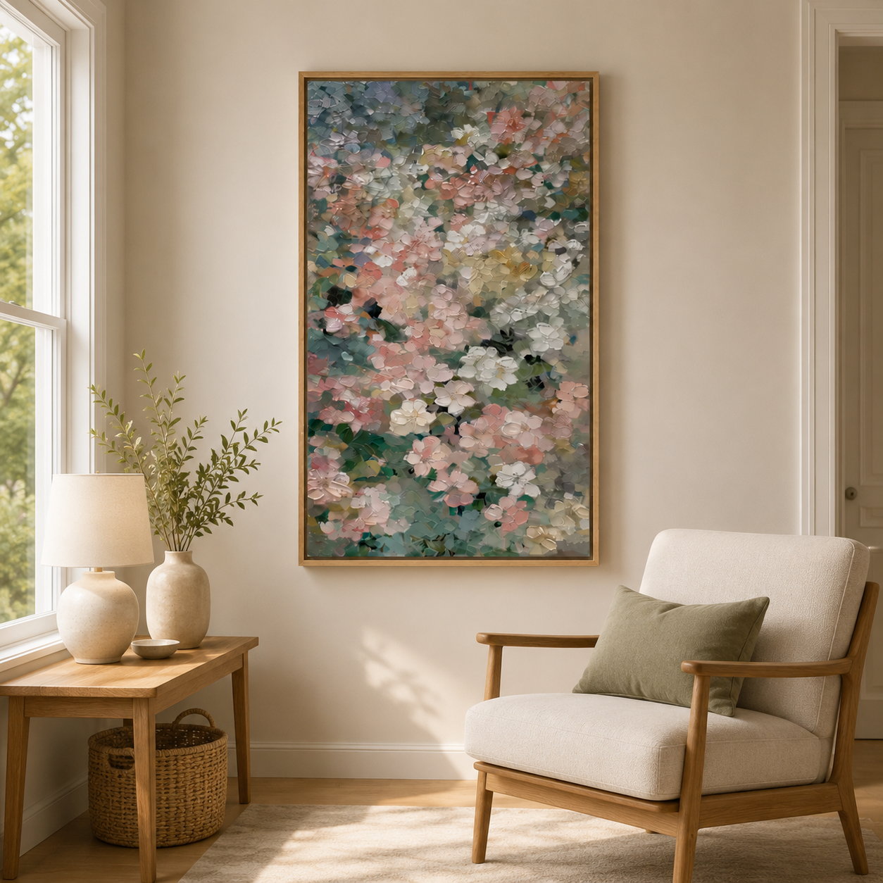 Blush Floral Dream Wall Art #FL016