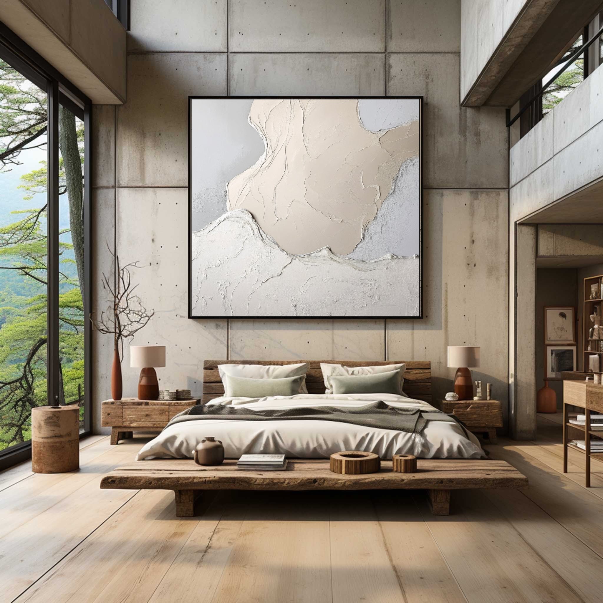 Abstract Art With Neutral Colors Painting #AB001